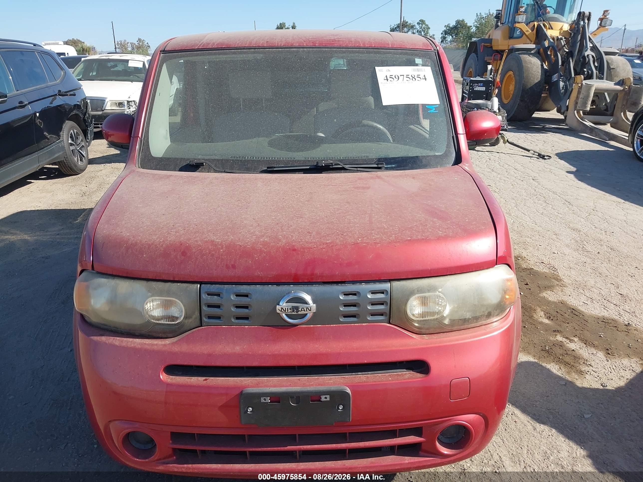 2009 Nissan Cube 1.8s Красный vin: JN8AZ28R09T118820