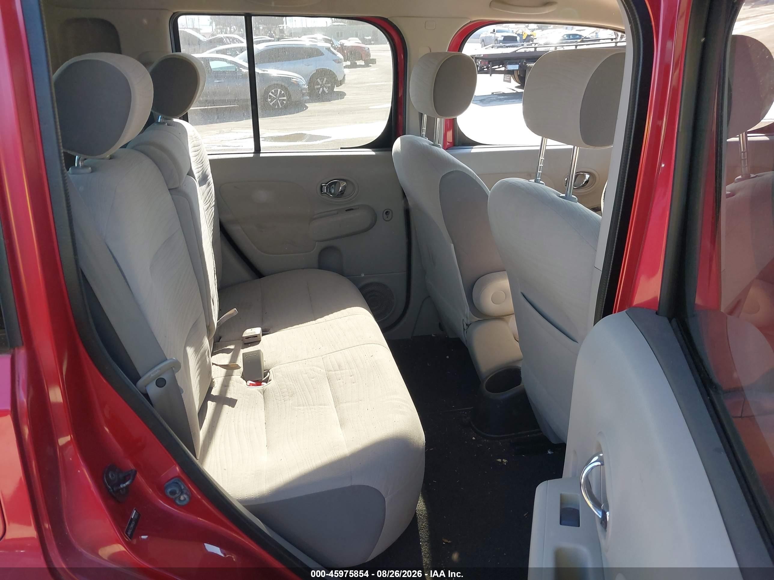 2009 Nissan Cube 1.8s Красный vin: JN8AZ28R09T118820