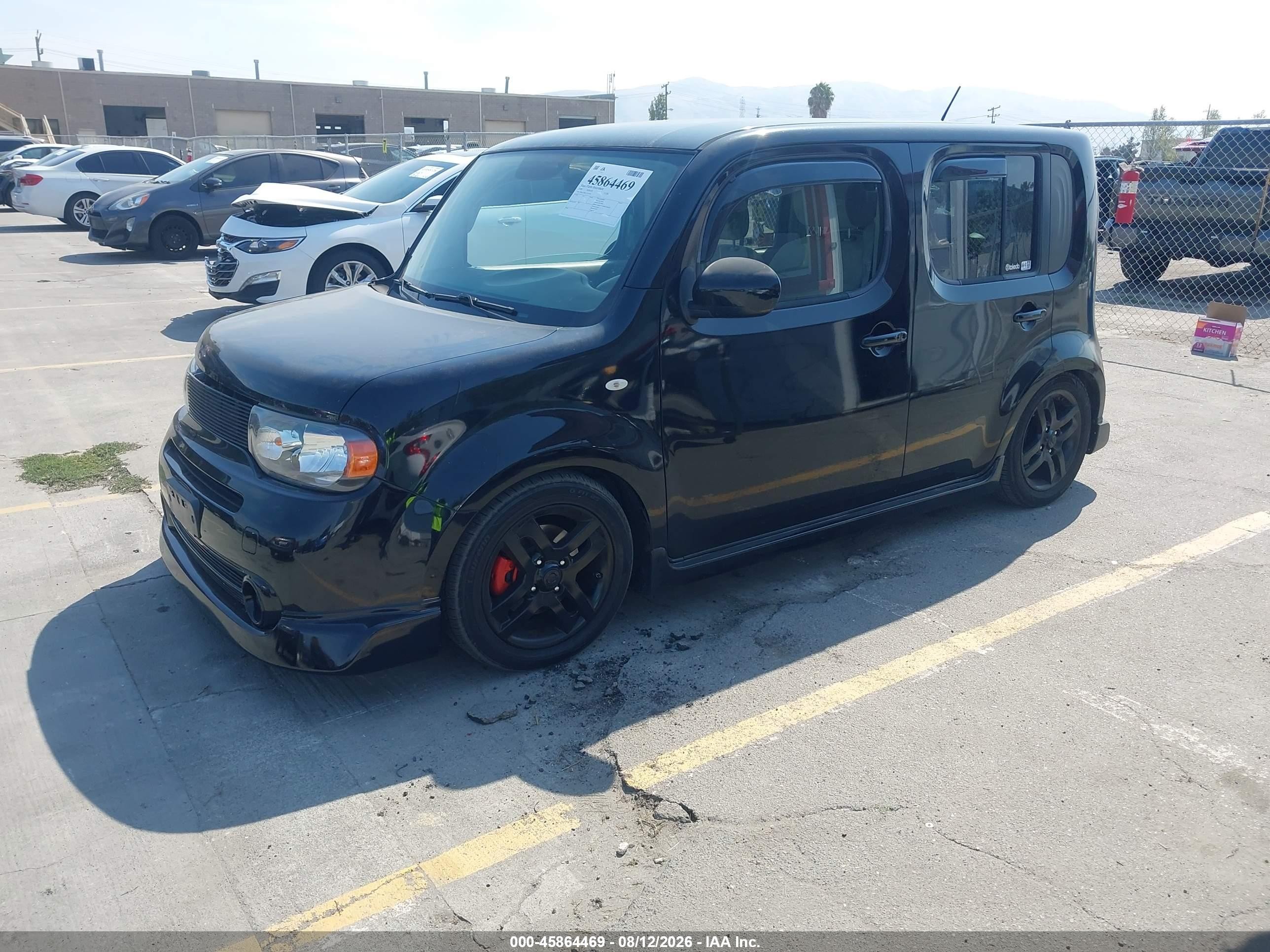 2009 Nissan Cube 1.8sl Черный vin: JN8AZ28R19T103369