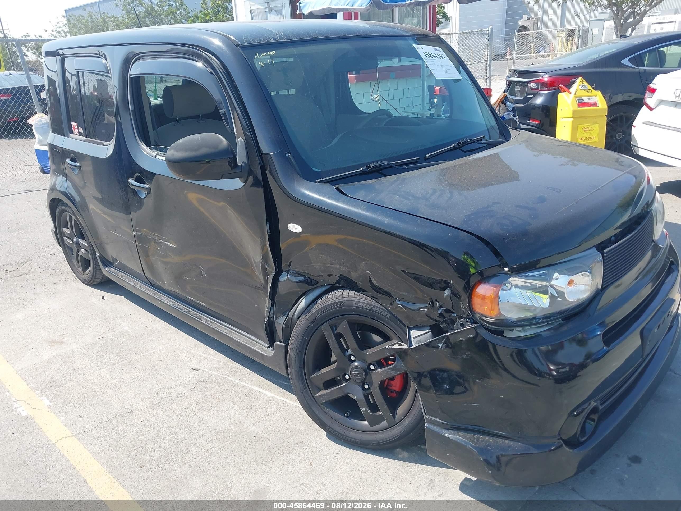2009 Nissan Cube 1.8sl Черный vin: JN8AZ28R19T103369
