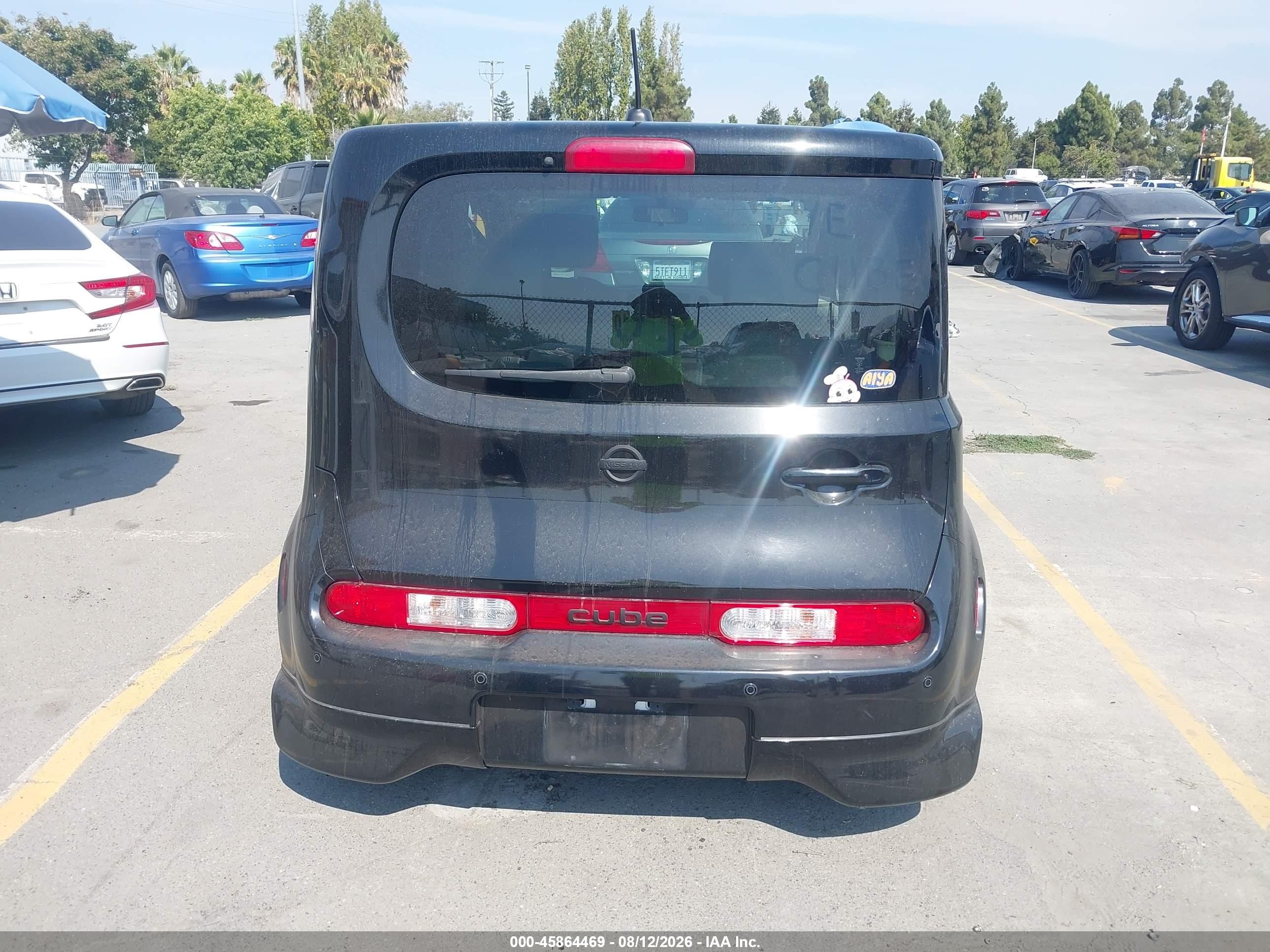 2009 Nissan Cube 1.8sl Черный vin: JN8AZ28R19T103369