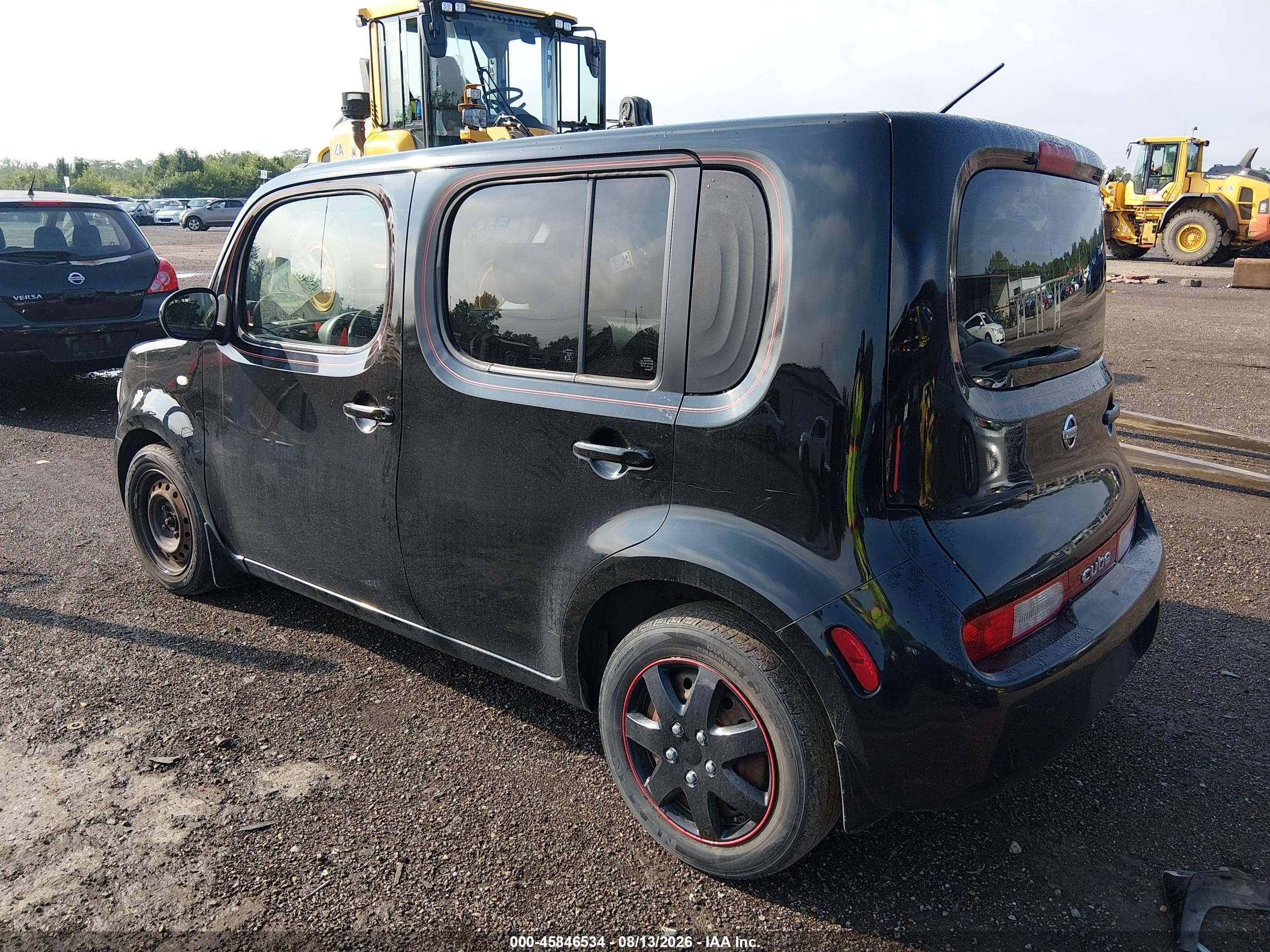 2009 Nissan Cube 1.8s Black vin: JN8AZ28R19T106983