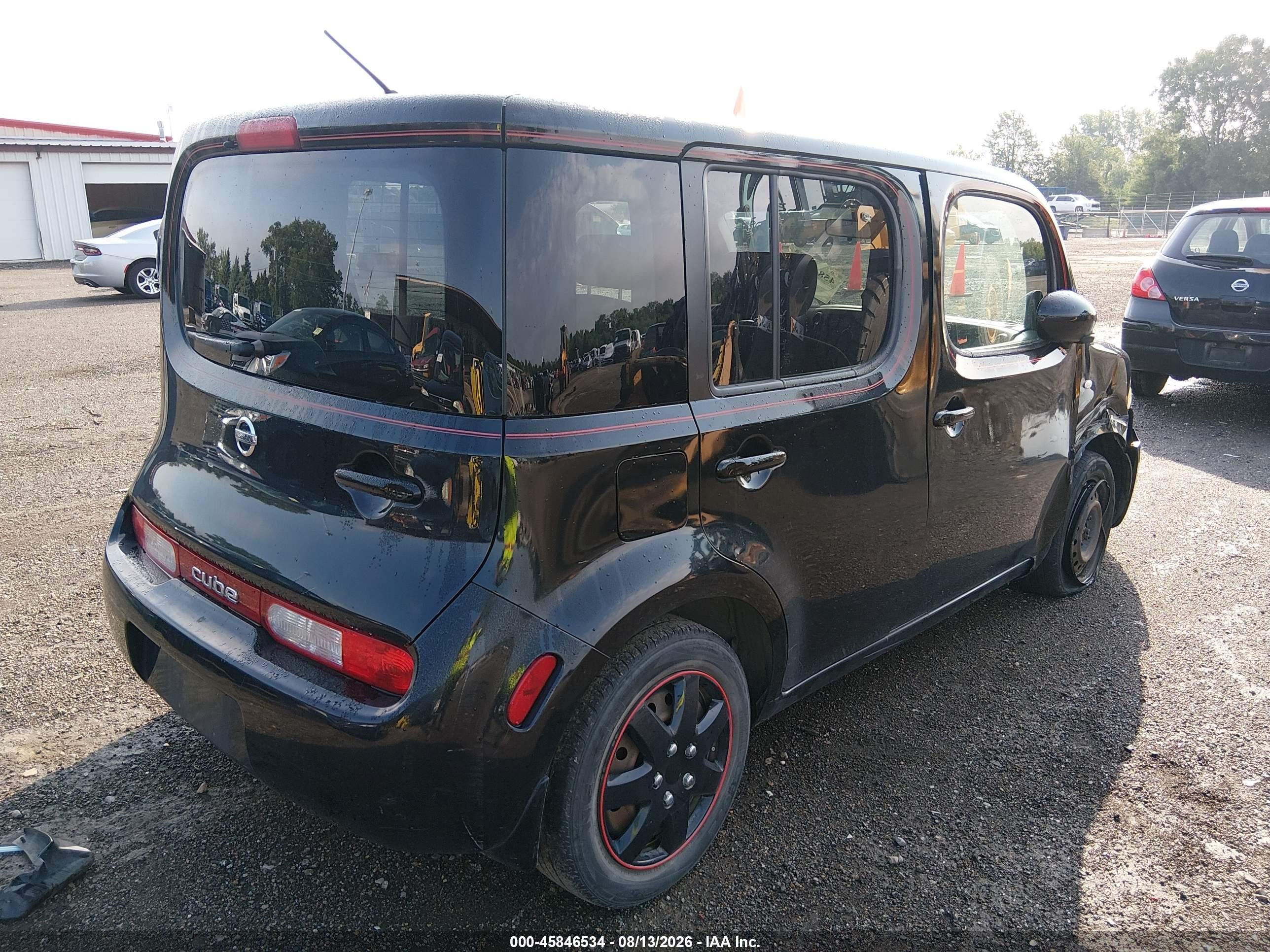 2009 Nissan Cube 1.8s Black vin: JN8AZ28R19T106983