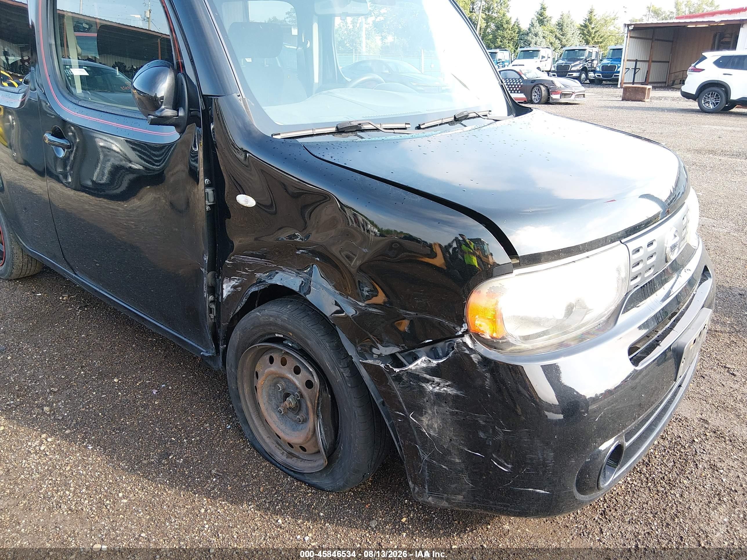 2009 Nissan Cube 1.8s Black vin: JN8AZ28R19T106983
