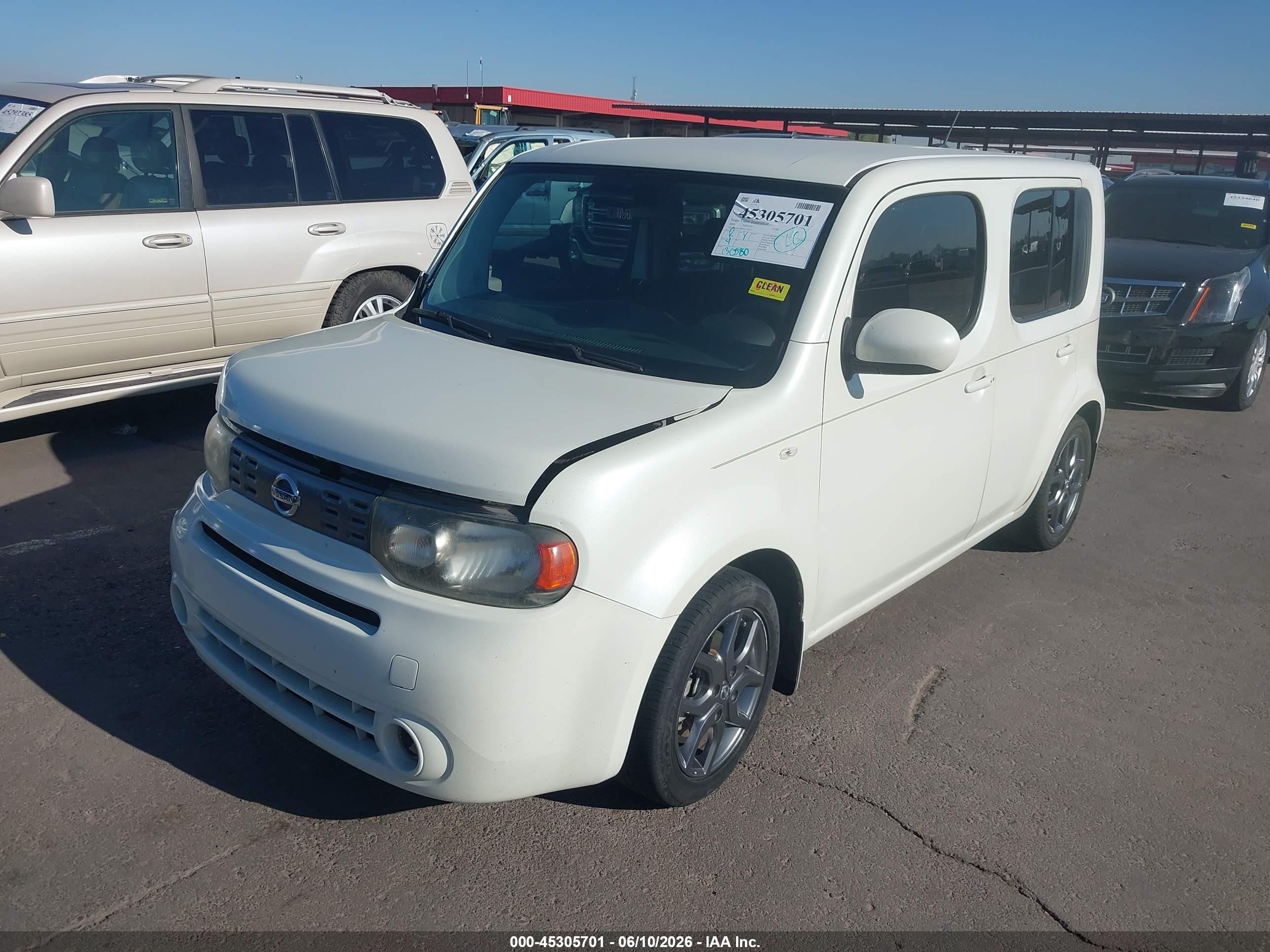 2009 Nissan Cube 1.8sl White vin: JN8AZ28R19T119622