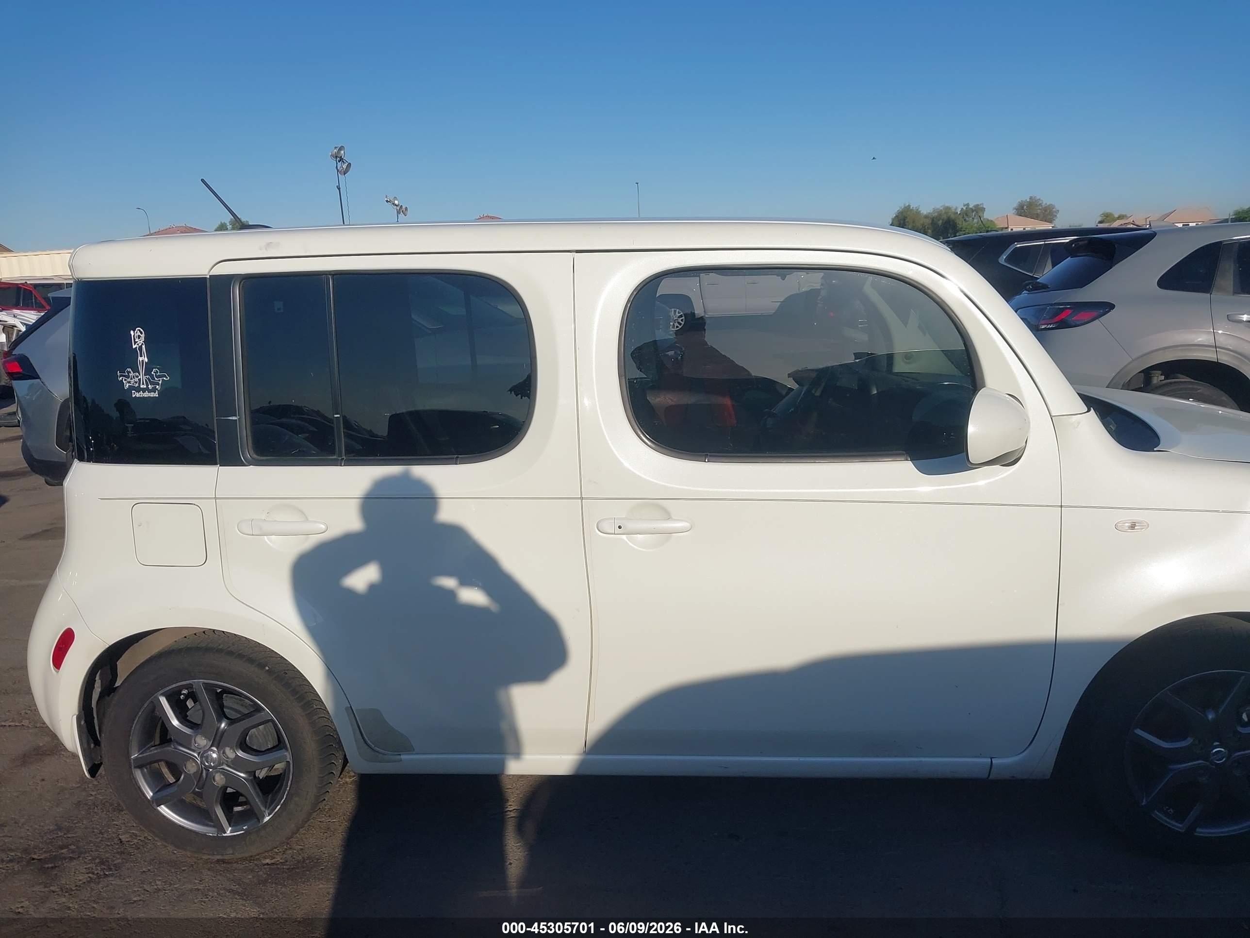 2009 Nissan Cube 1.8sl White vin: JN8AZ28R19T119622