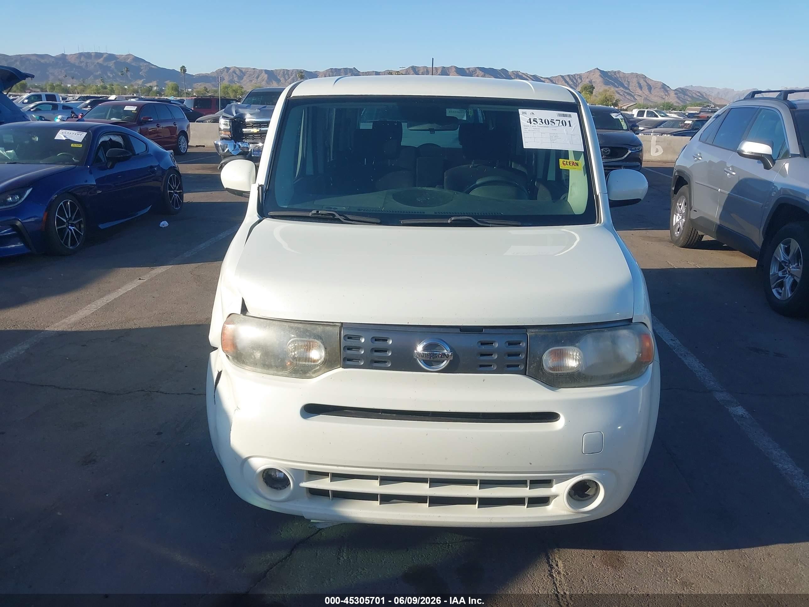 2009 Nissan Cube 1.8sl White vin: JN8AZ28R19T119622
