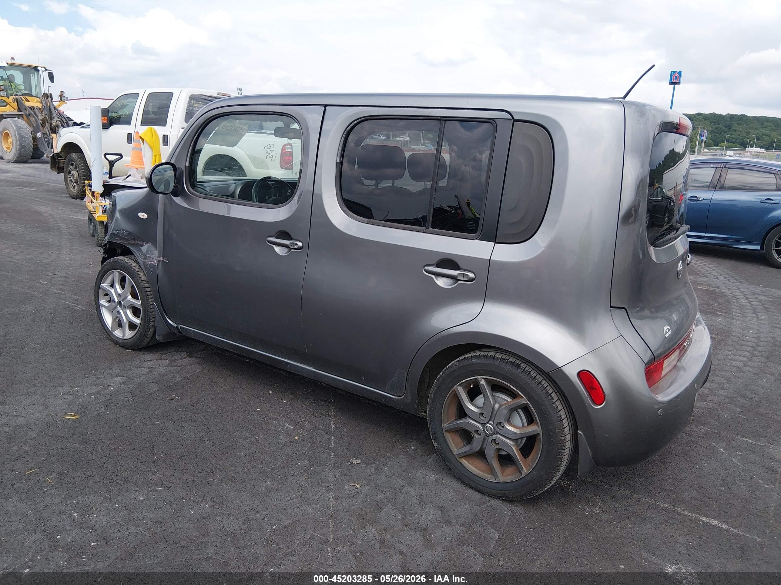 2009 Nissan Cube 1.8sl Gray vin: JN8AZ28R19T120527