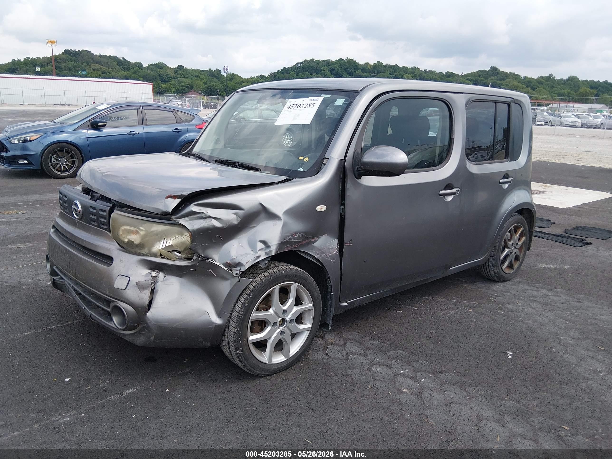2009 Nissan Cube 1.8sl Gray vin: JN8AZ28R19T120527