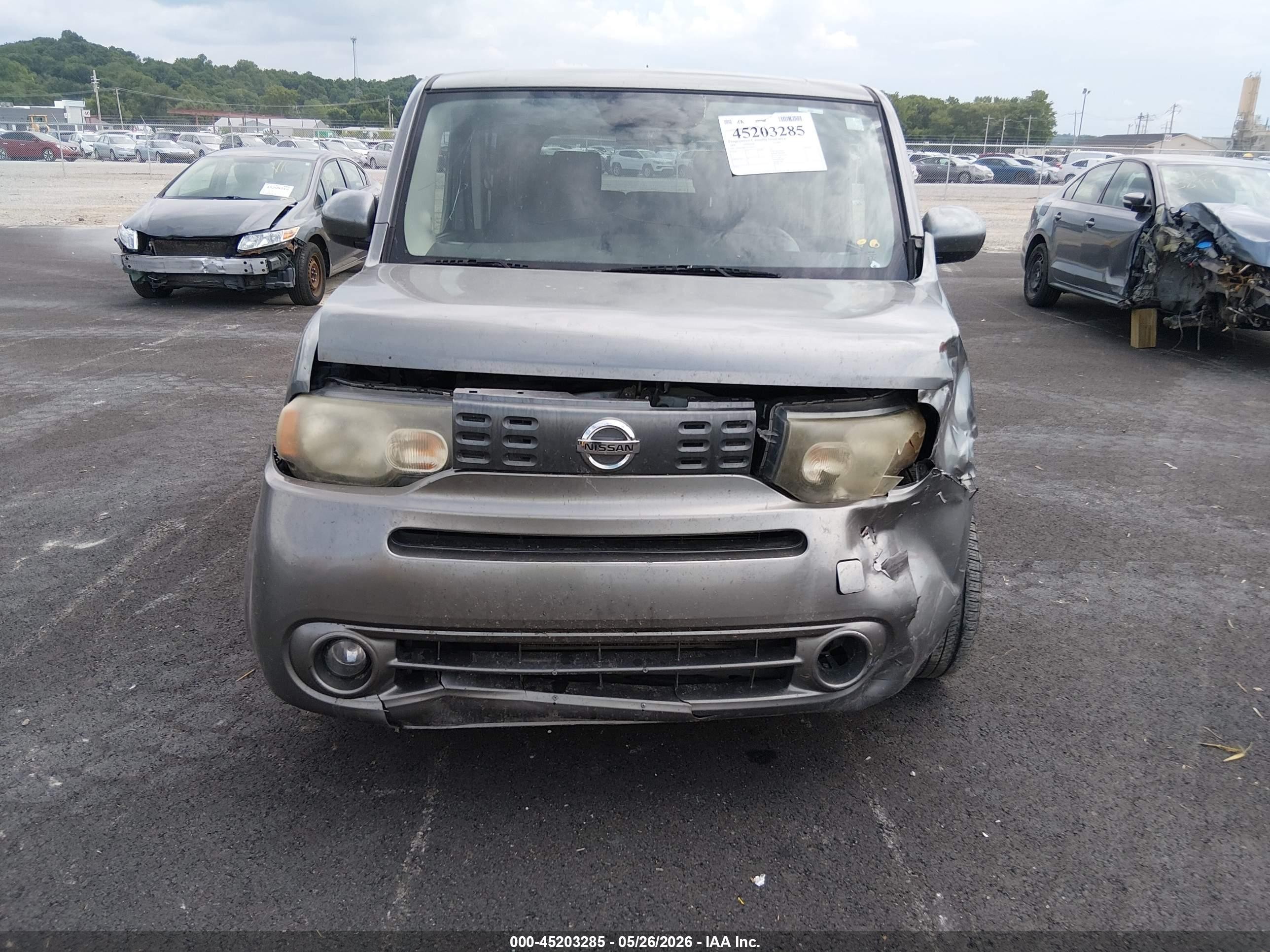 2009 Nissan Cube 1.8sl Gray vin: JN8AZ28R19T120527