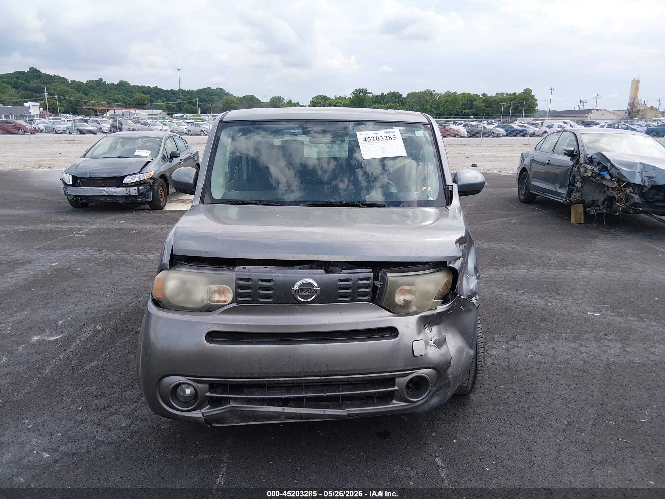 2009 Nissan Cube 1.8sl Gray vin: JN8AZ28R19T120527
