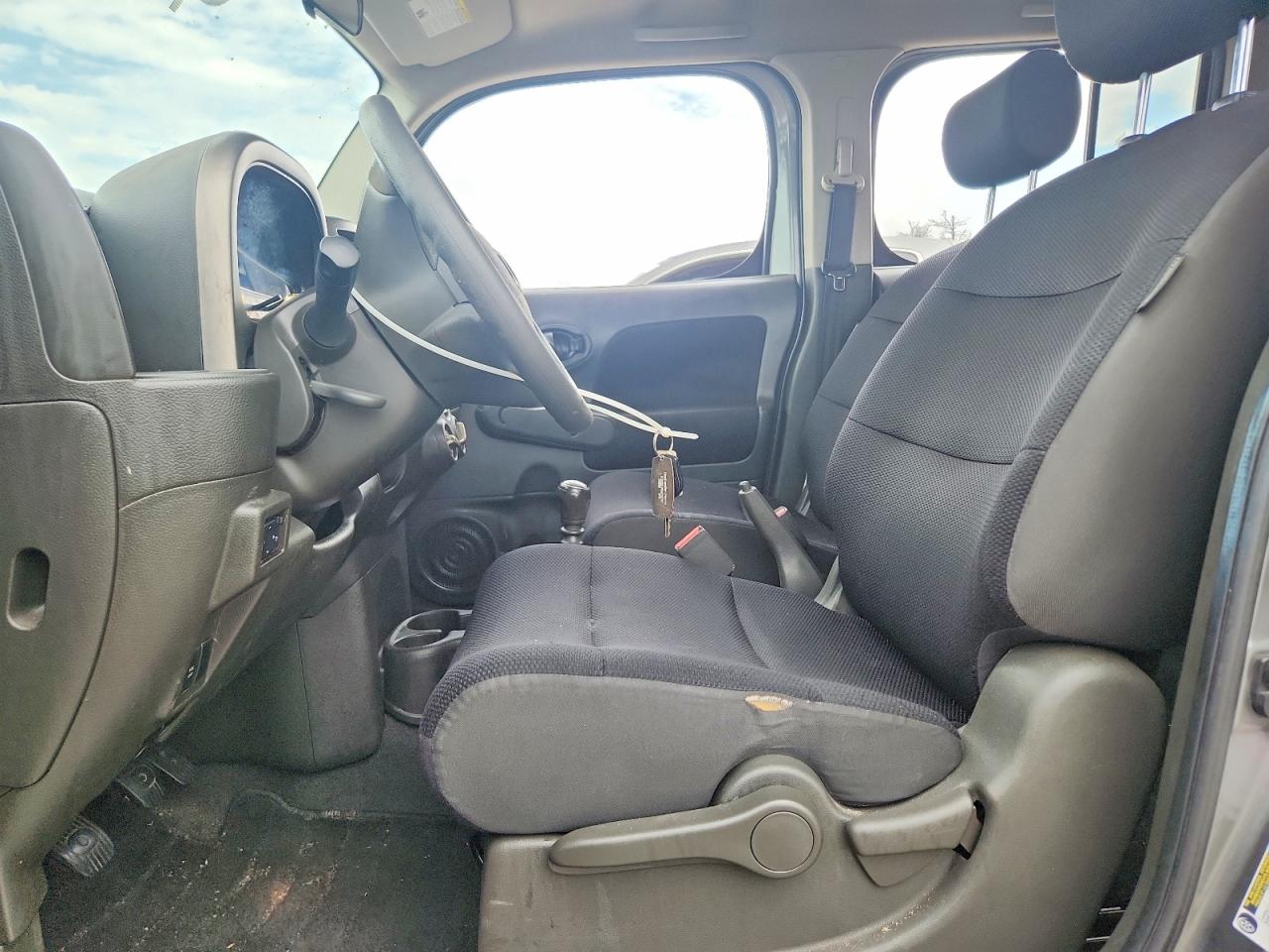 2009 Nissan Cube 1.8 Gray vin: JN8AZ28R19T123895