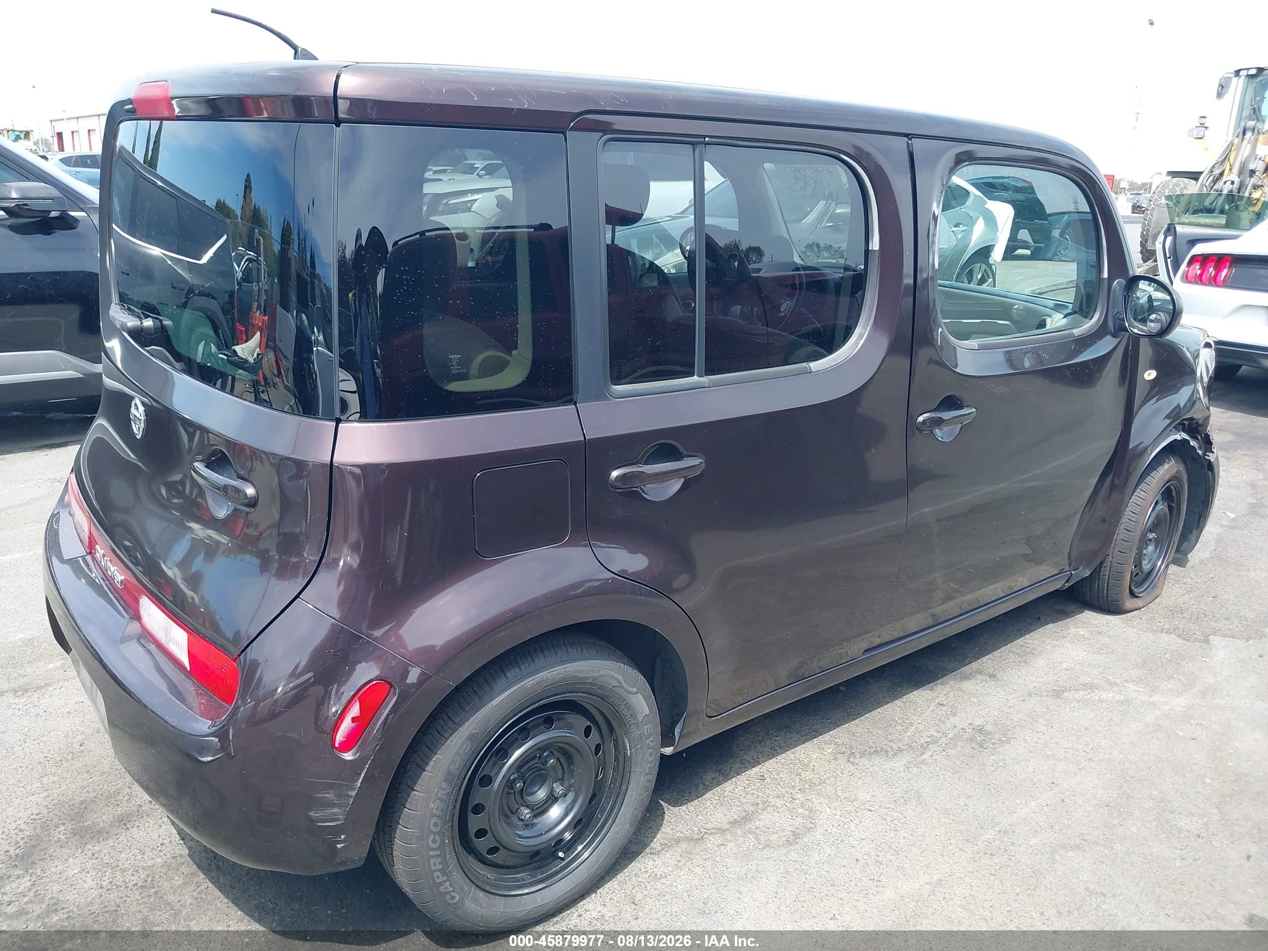 2009 Nissan Cube 1.8s Dark Brown vin: JN8AZ28R29T105812