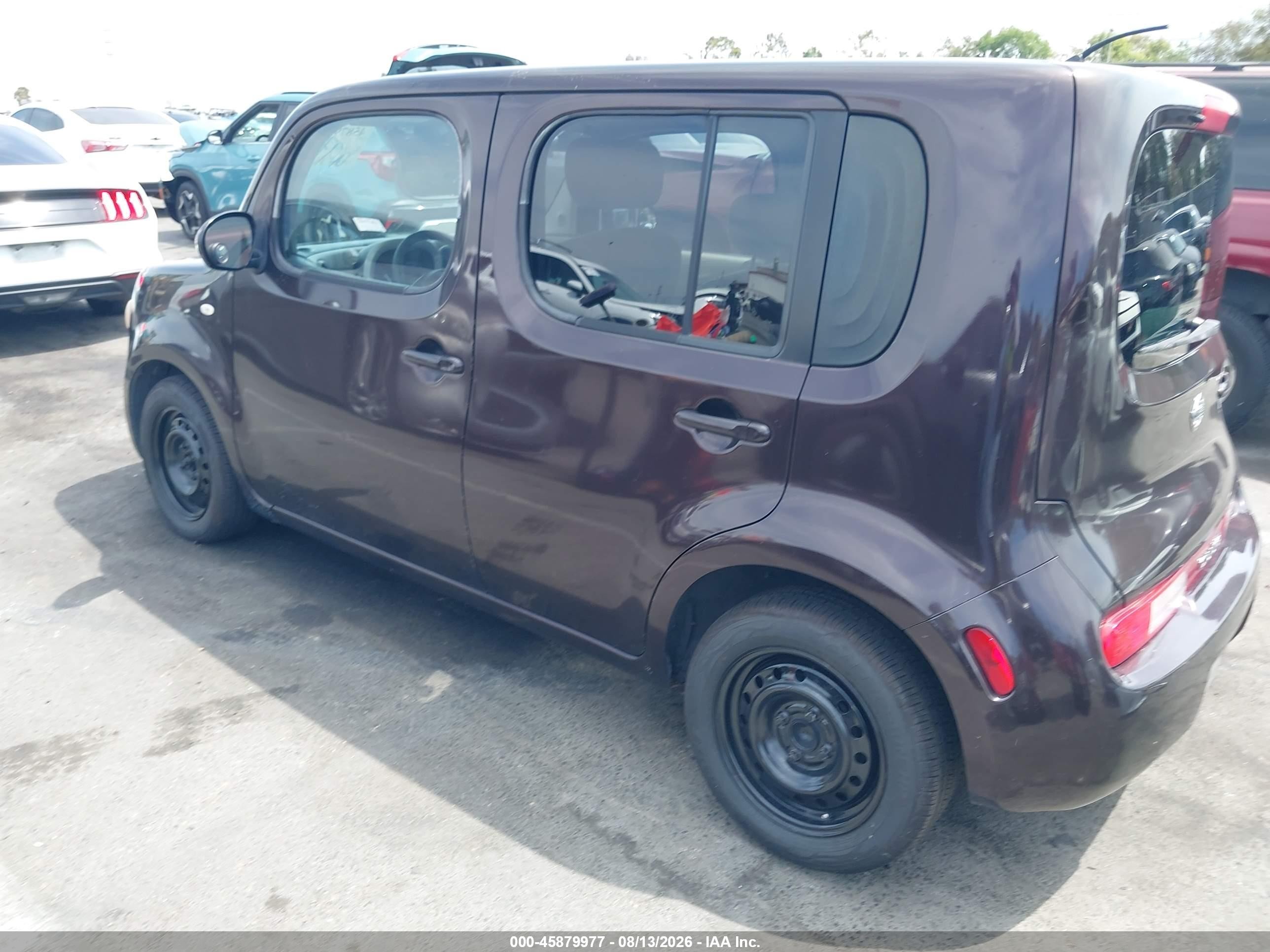 2009 Nissan Cube 1.8s Dark Brown vin: JN8AZ28R29T105812
