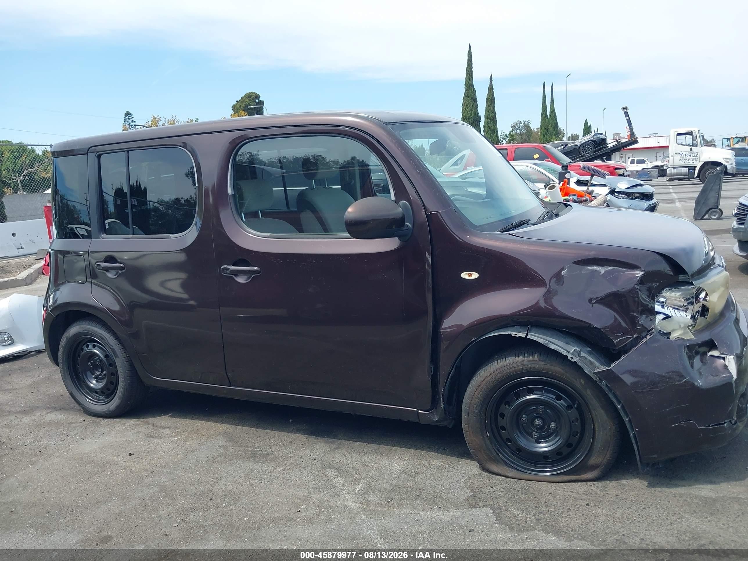 2009 Nissan Cube 1.8s Dark Brown vin: JN8AZ28R29T105812