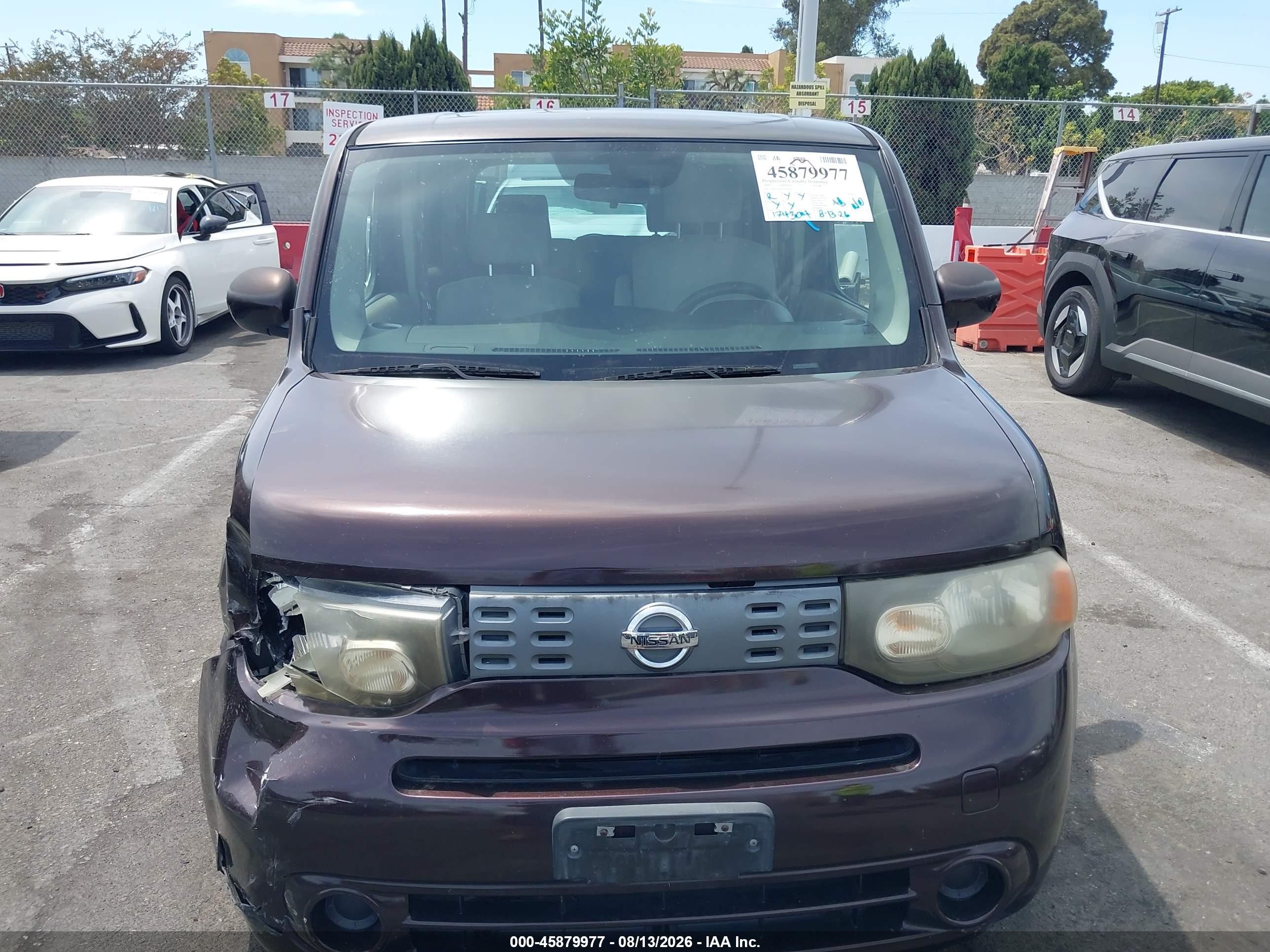 2009 Nissan Cube 1.8s Dark Brown vin: JN8AZ28R29T105812