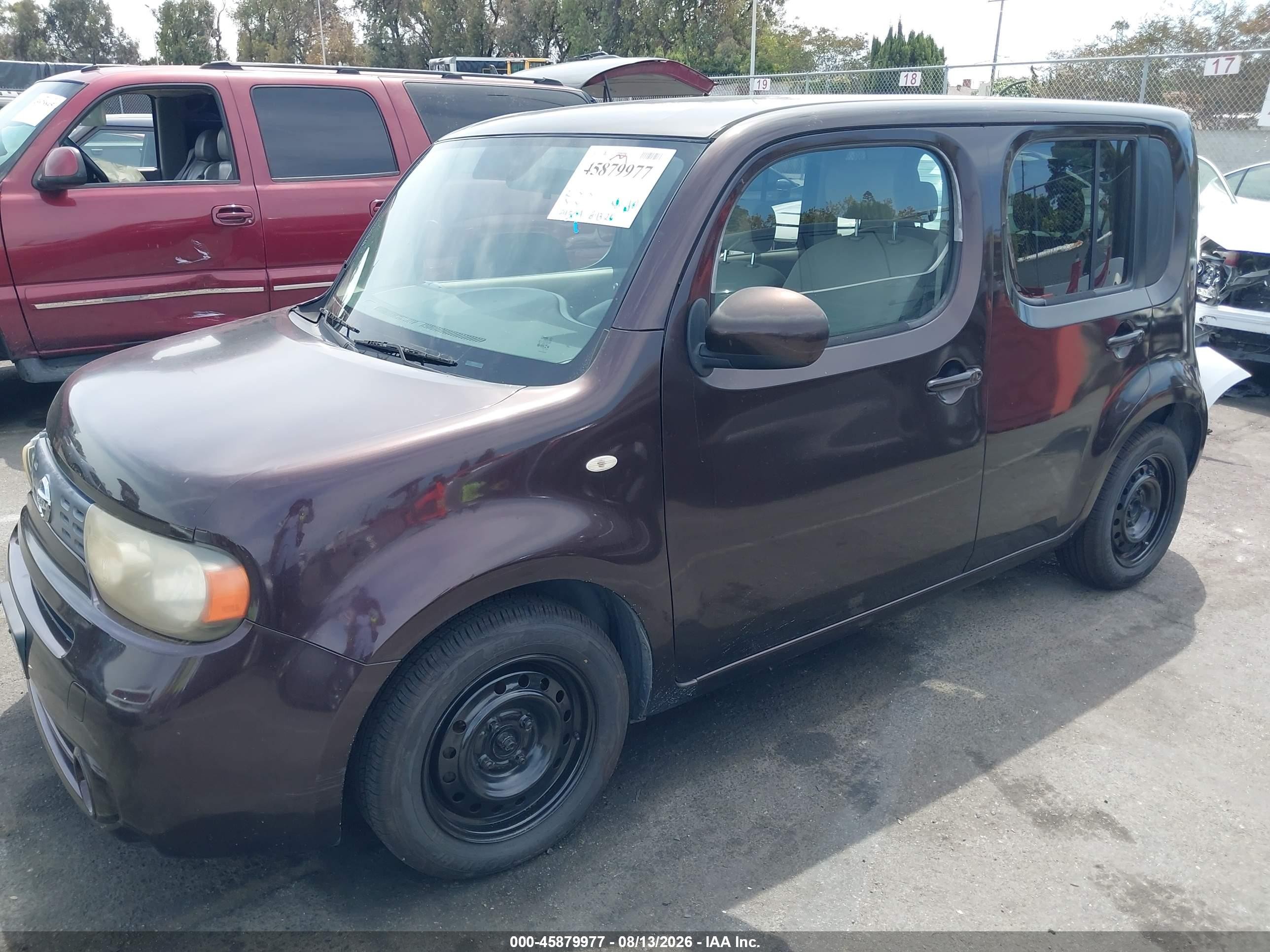 2009 Nissan Cube 1.8s Dark Brown vin: JN8AZ28R29T105812