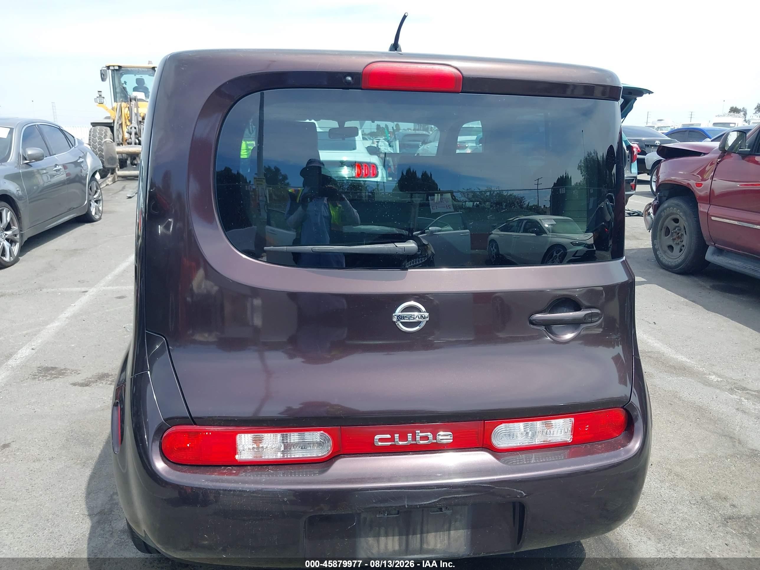 2009 Nissan Cube 1.8s Dark Brown vin: JN8AZ28R29T105812