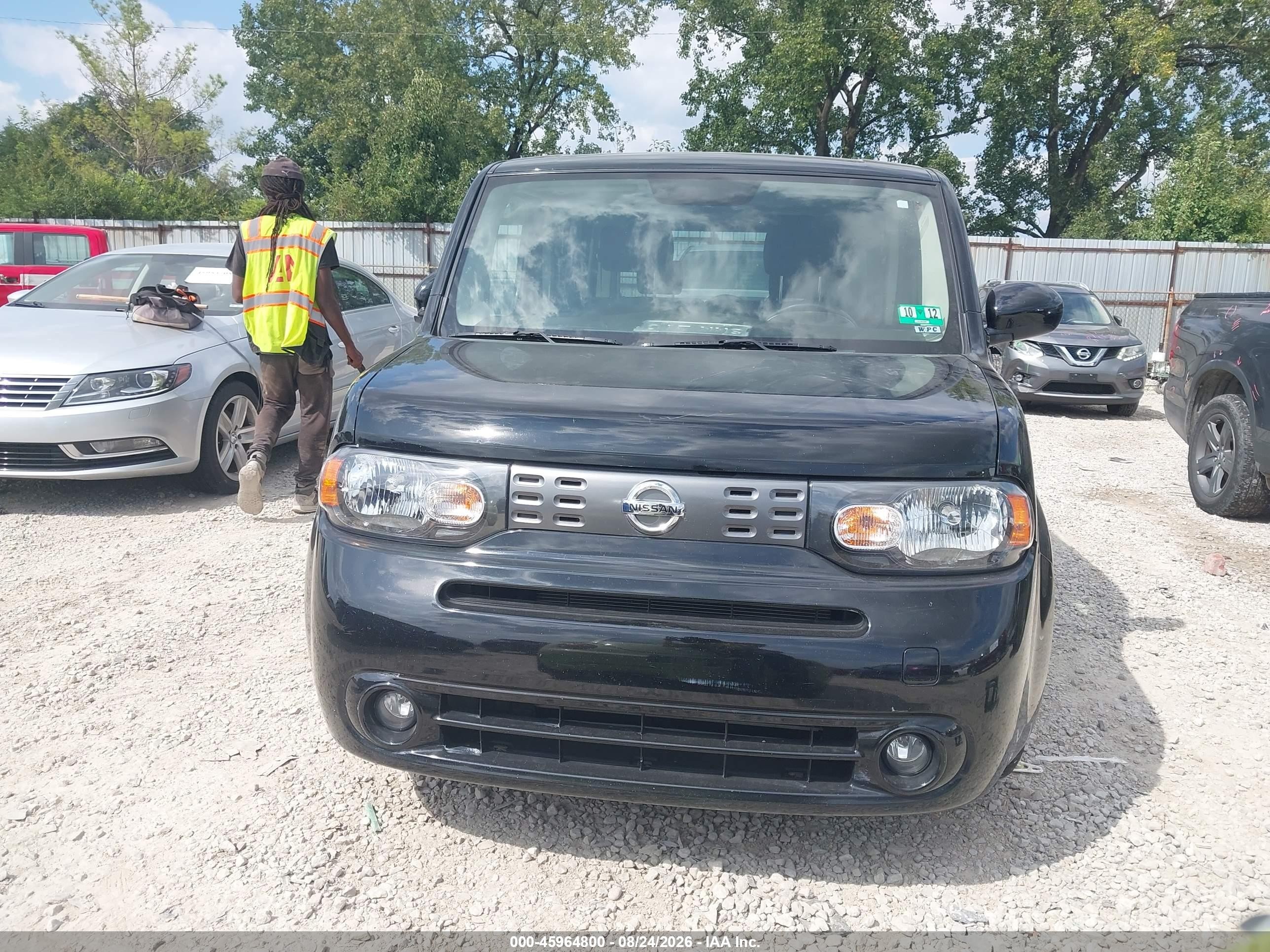 2009 Nissan Cube 1.8sl Black vin: JN8AZ28R29T122254