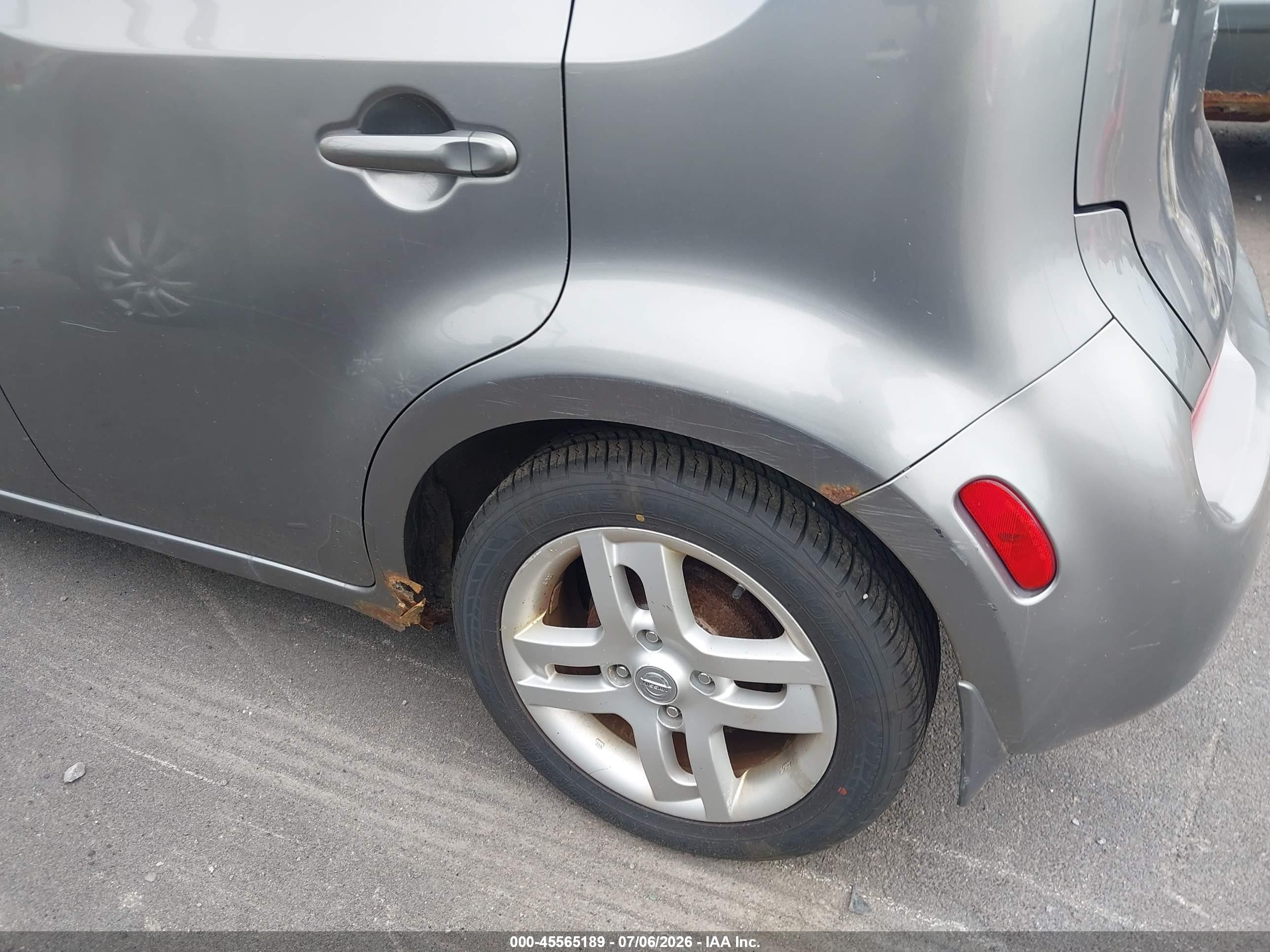 2009 Nissan Cube 1.8sl Серый vin: JN8AZ28R29T127096
