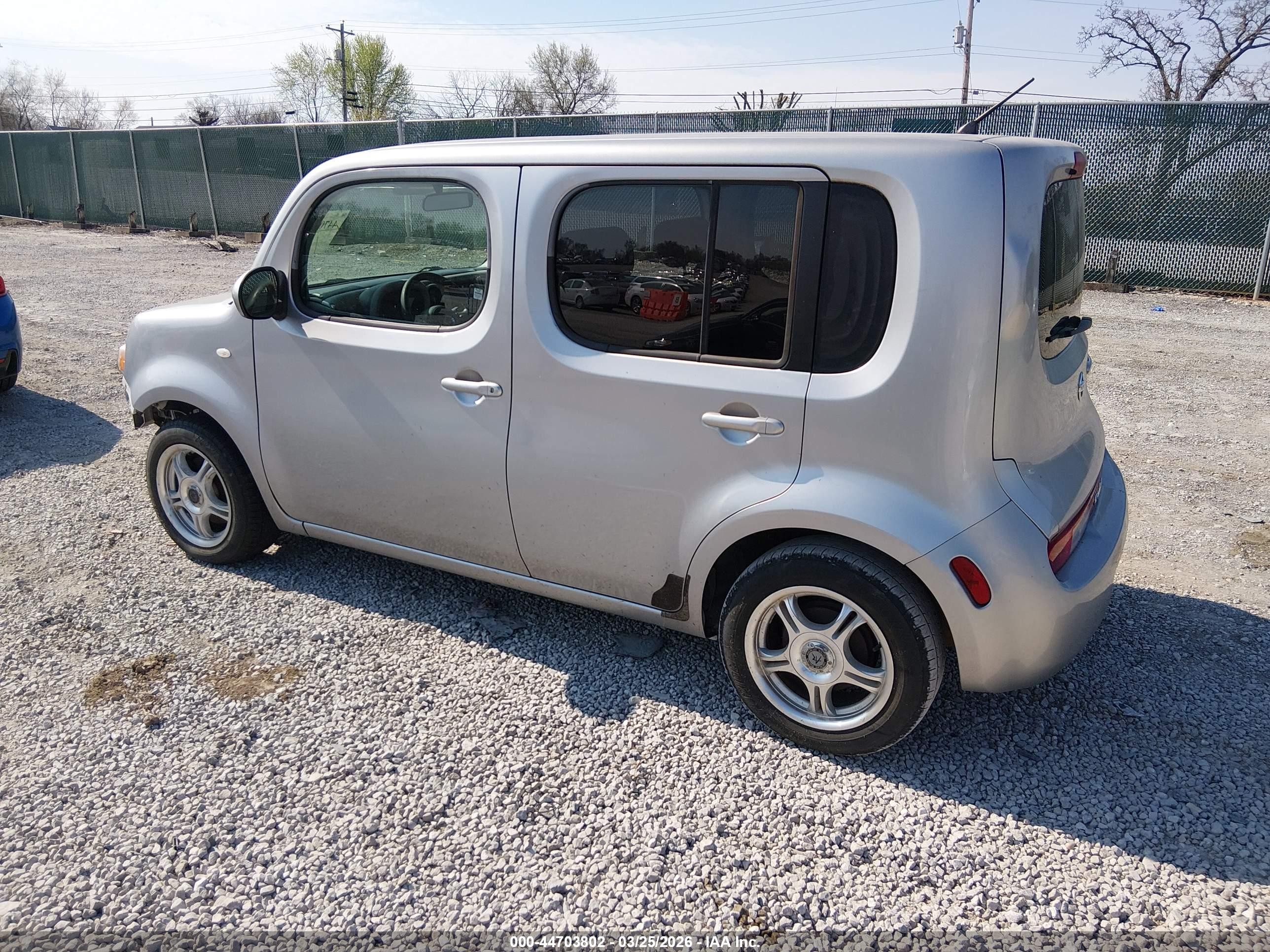 2009 Nissan Cube 1.8s Silver vin: JN8AZ28R29T127728