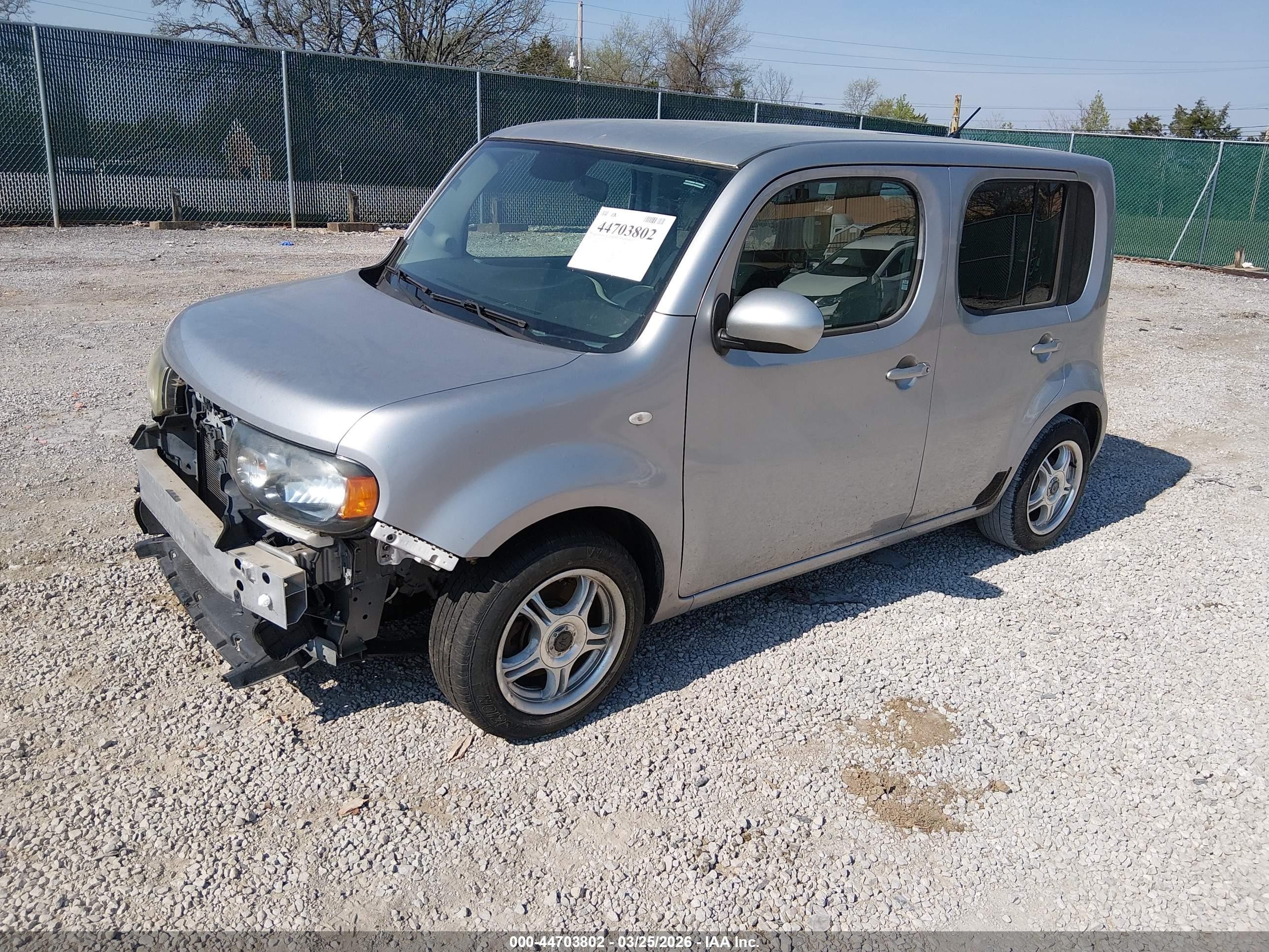 2009 Nissan Cube 1.8s Silver vin: JN8AZ28R29T127728