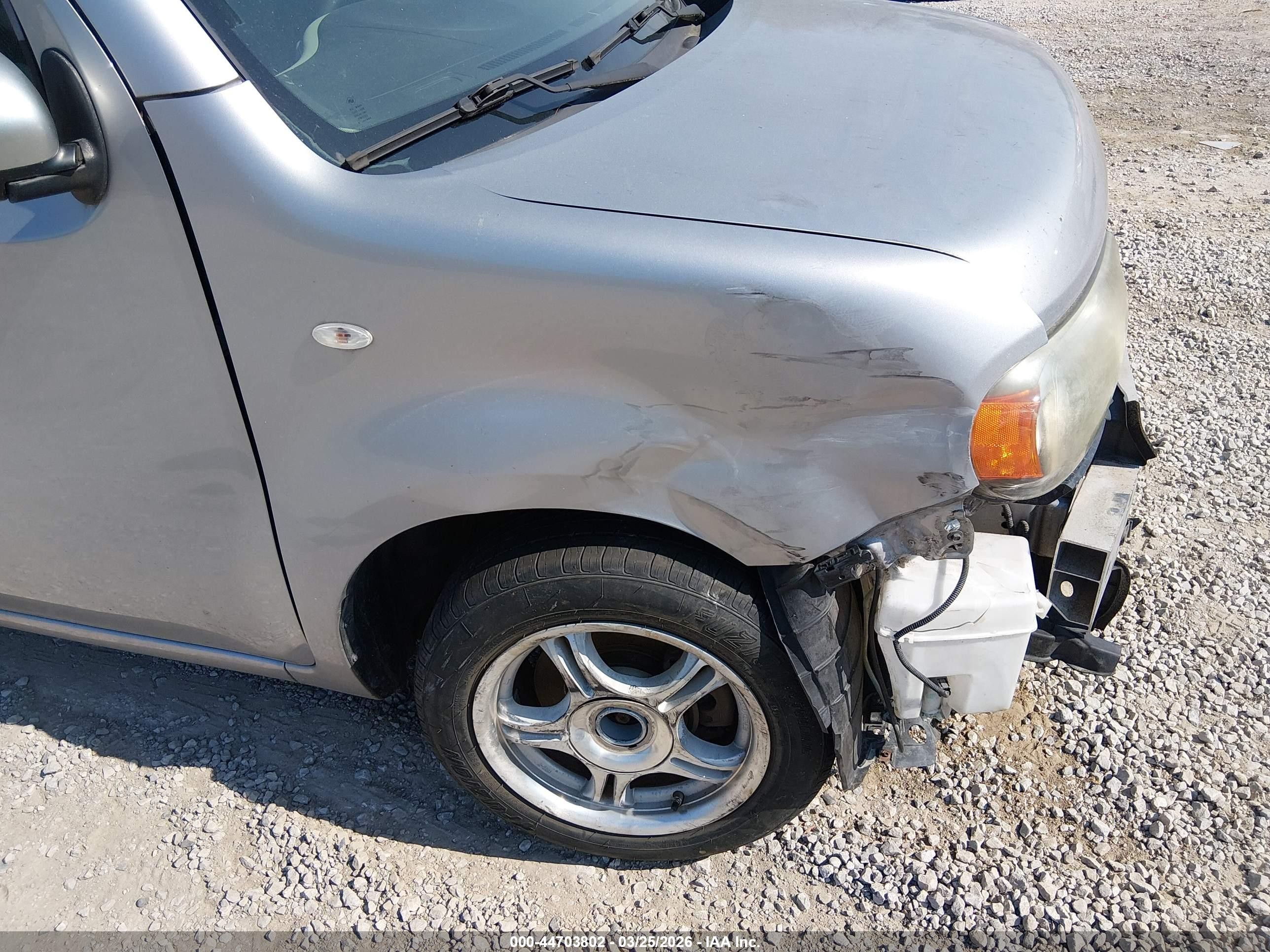 2009 Nissan Cube 1.8s Silver vin: JN8AZ28R29T127728