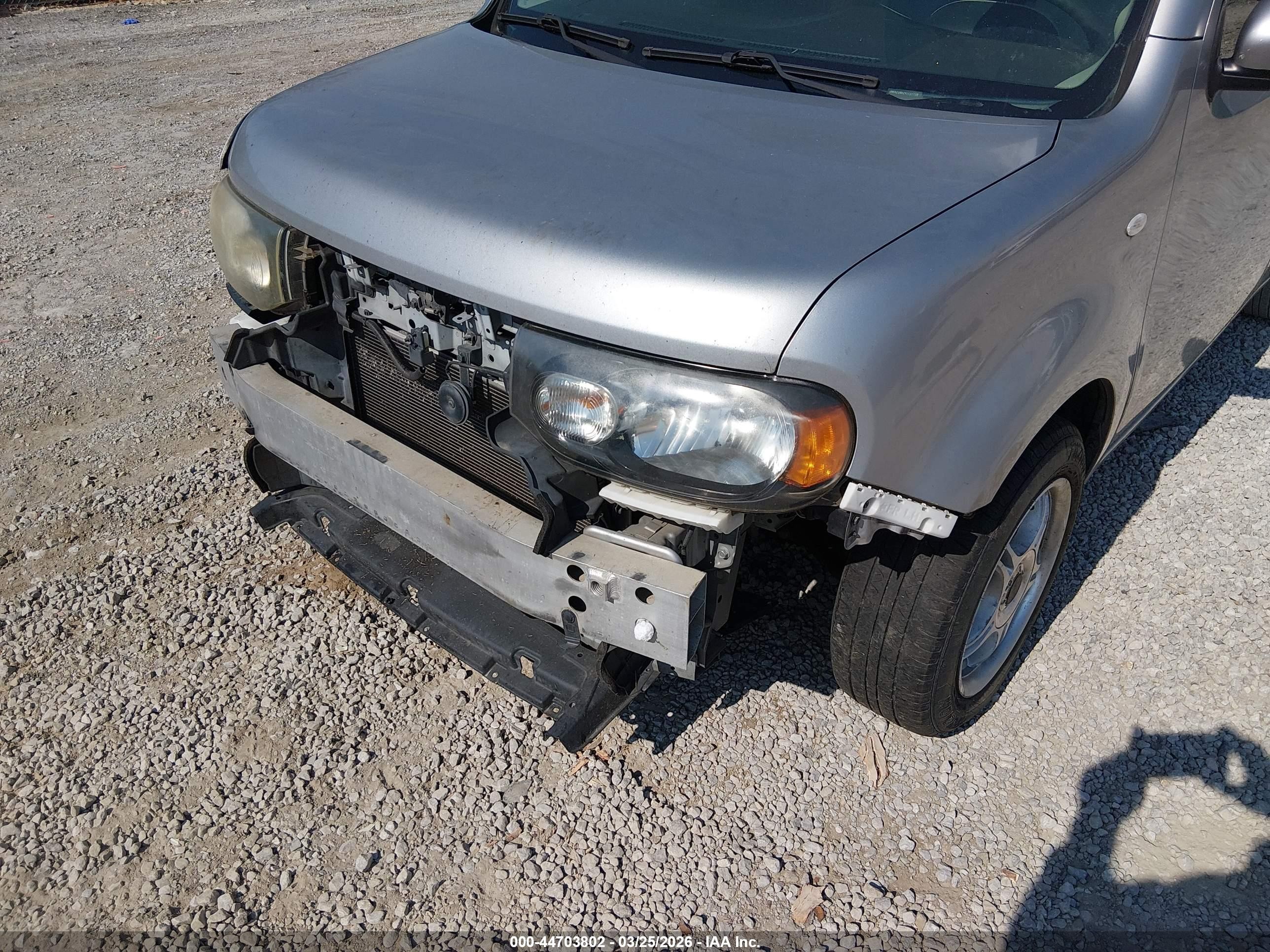 2009 Nissan Cube 1.8s Silver vin: JN8AZ28R29T127728