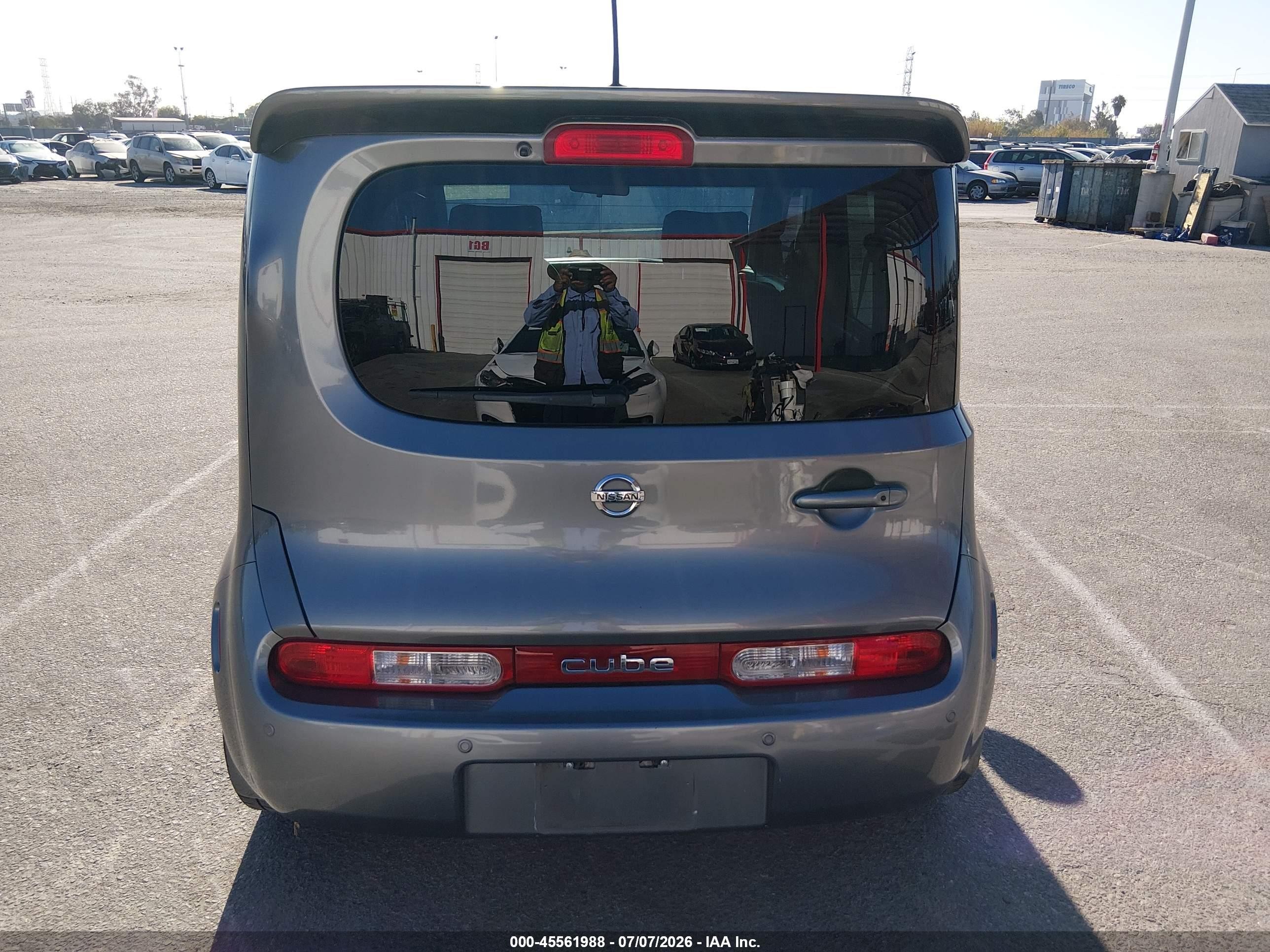 2009 Nissan Cube 1.8sl Серый vin: JN8AZ28R39T103471