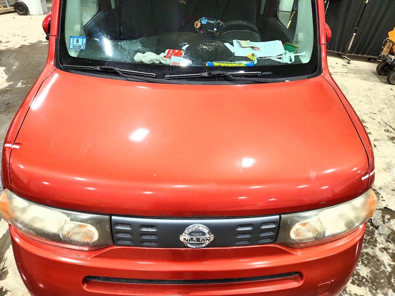 2009 Nissan Cube Base Red vin: JN8AZ28R39T114521