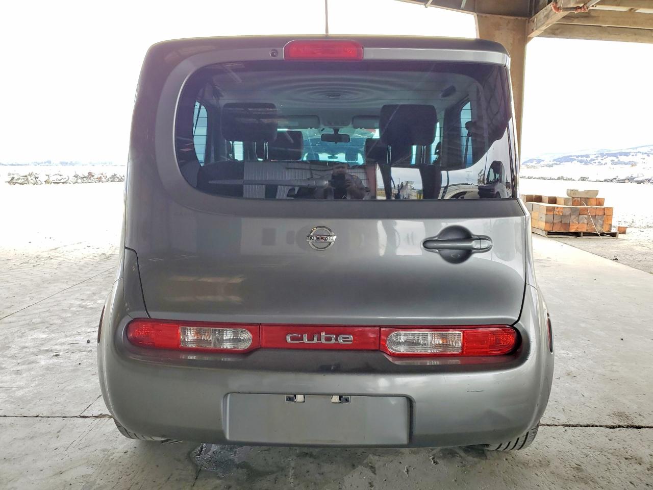 2009 Nissan Cube 1.8 Gray vin: JN8AZ28R39T122005