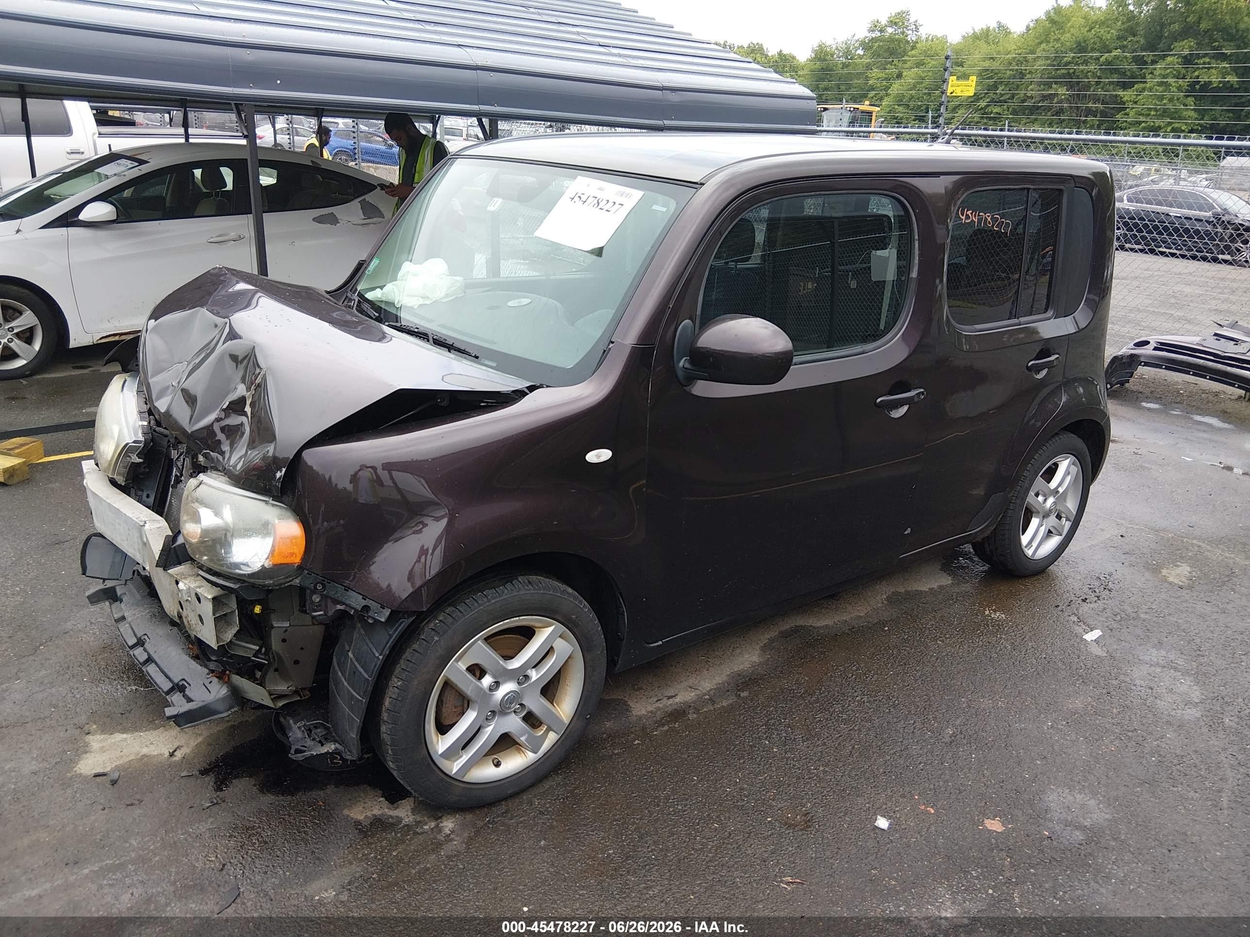 2009 Nissan Cube 1.8sl Burgundy vin: JN8AZ28R39T127785