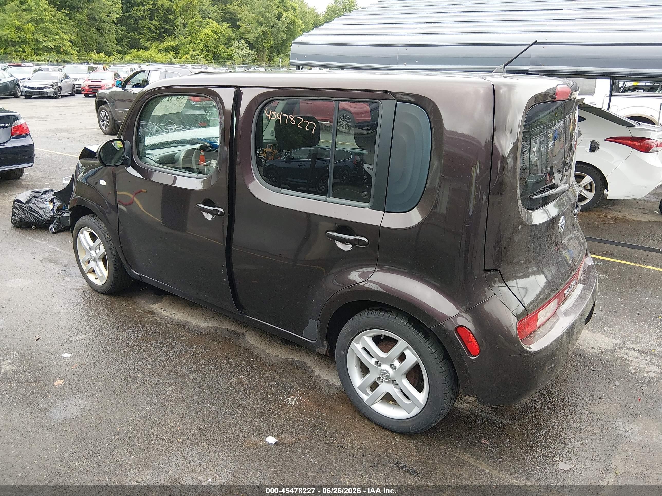 2009 Nissan Cube 1.8sl Burgundy vin: JN8AZ28R39T127785