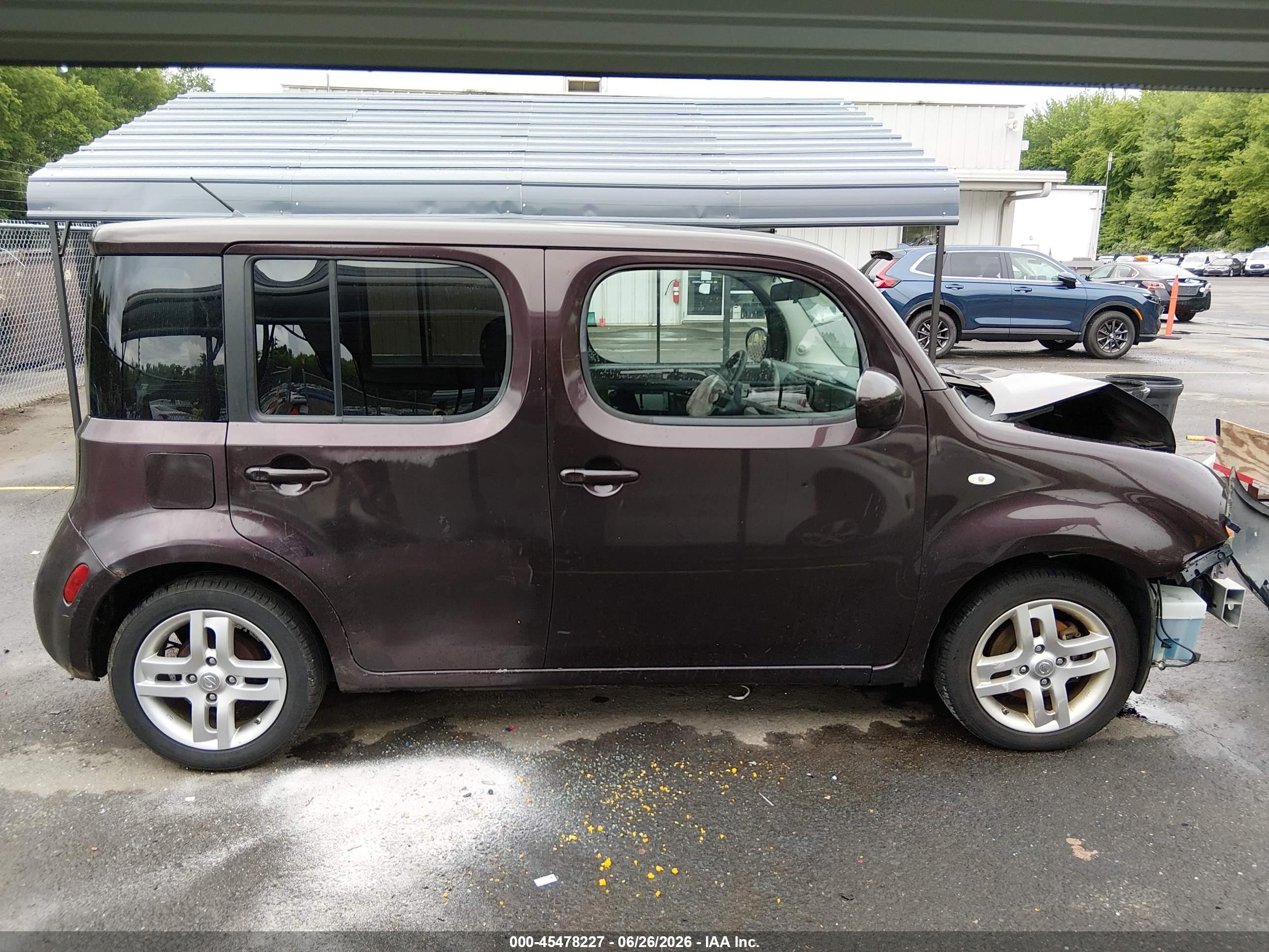 2009 Nissan Cube 1.8sl Burgundy vin: JN8AZ28R39T127785