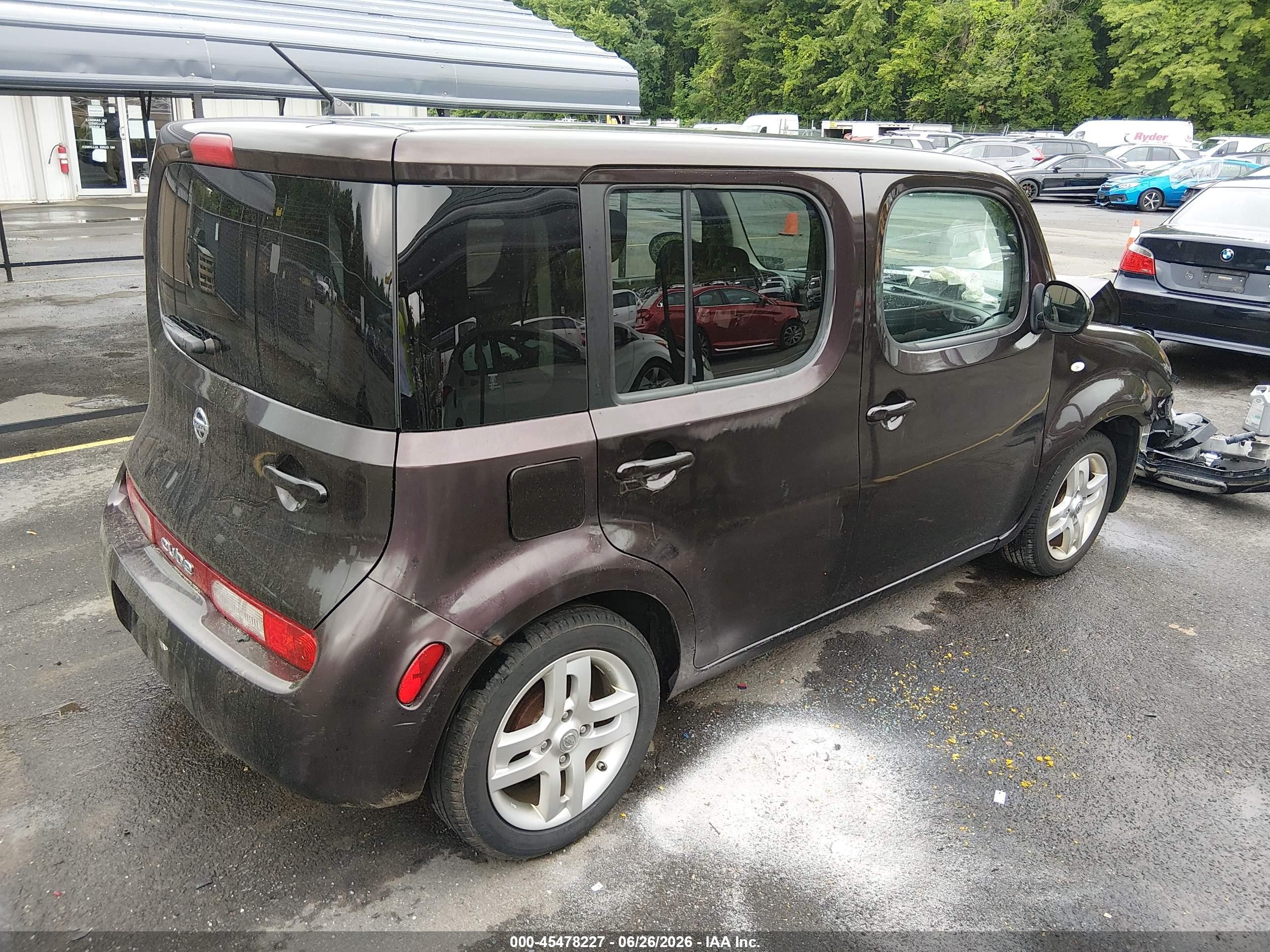 2009 Nissan Cube 1.8sl Burgundy vin: JN8AZ28R39T127785