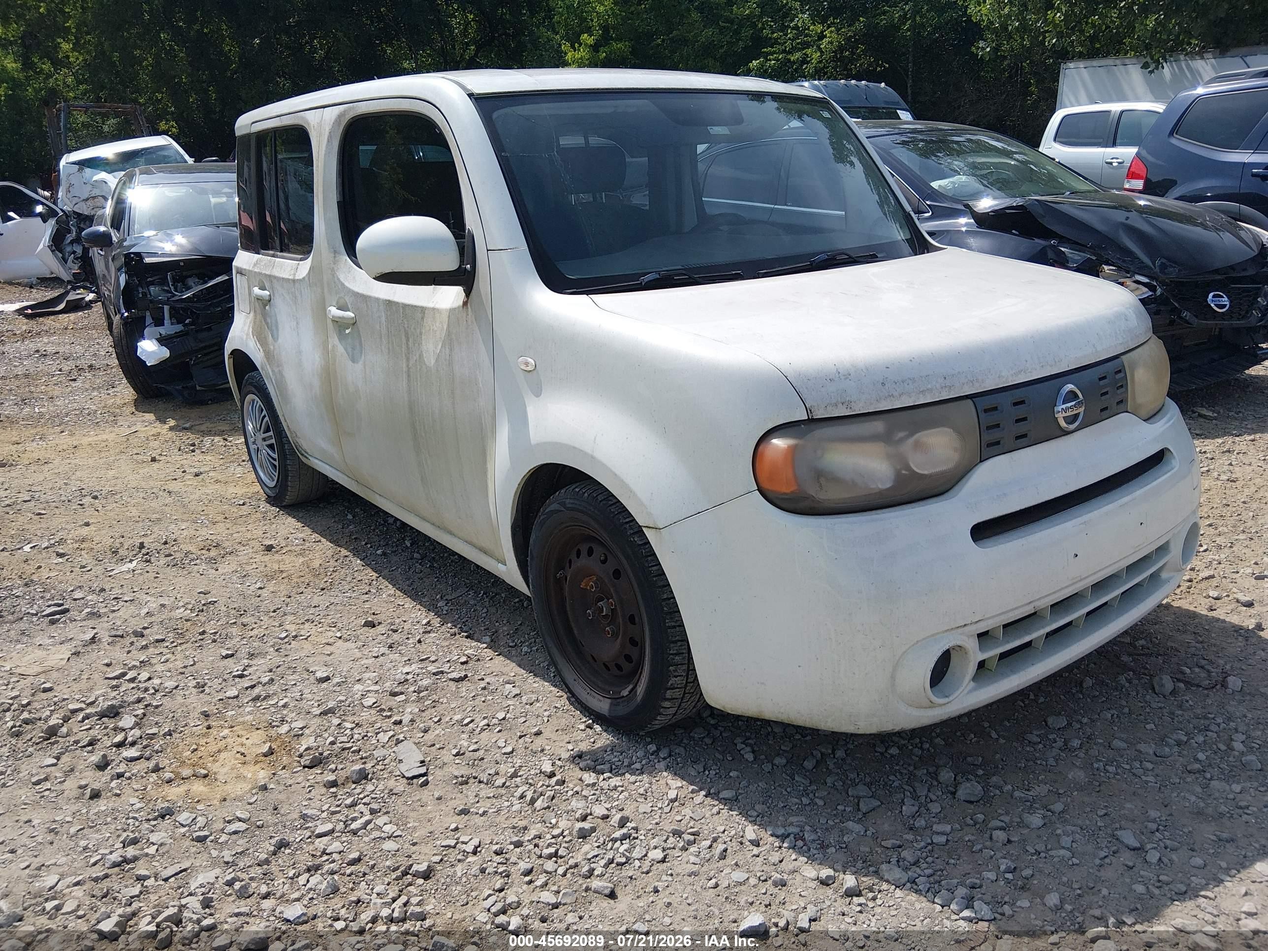 2009 Nissan Cube 1.8s White vin: JN8AZ28R49T104791