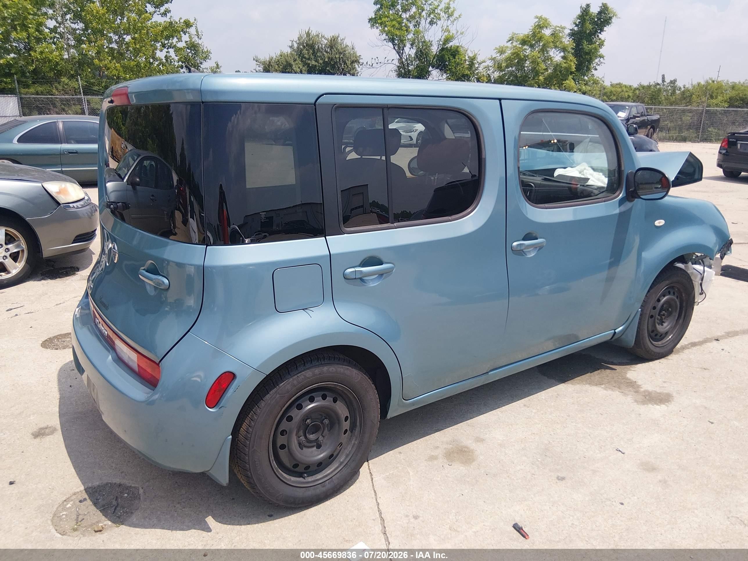 2009 Nissan Cube 1.8s Синий vin: JN8AZ28R49T107884