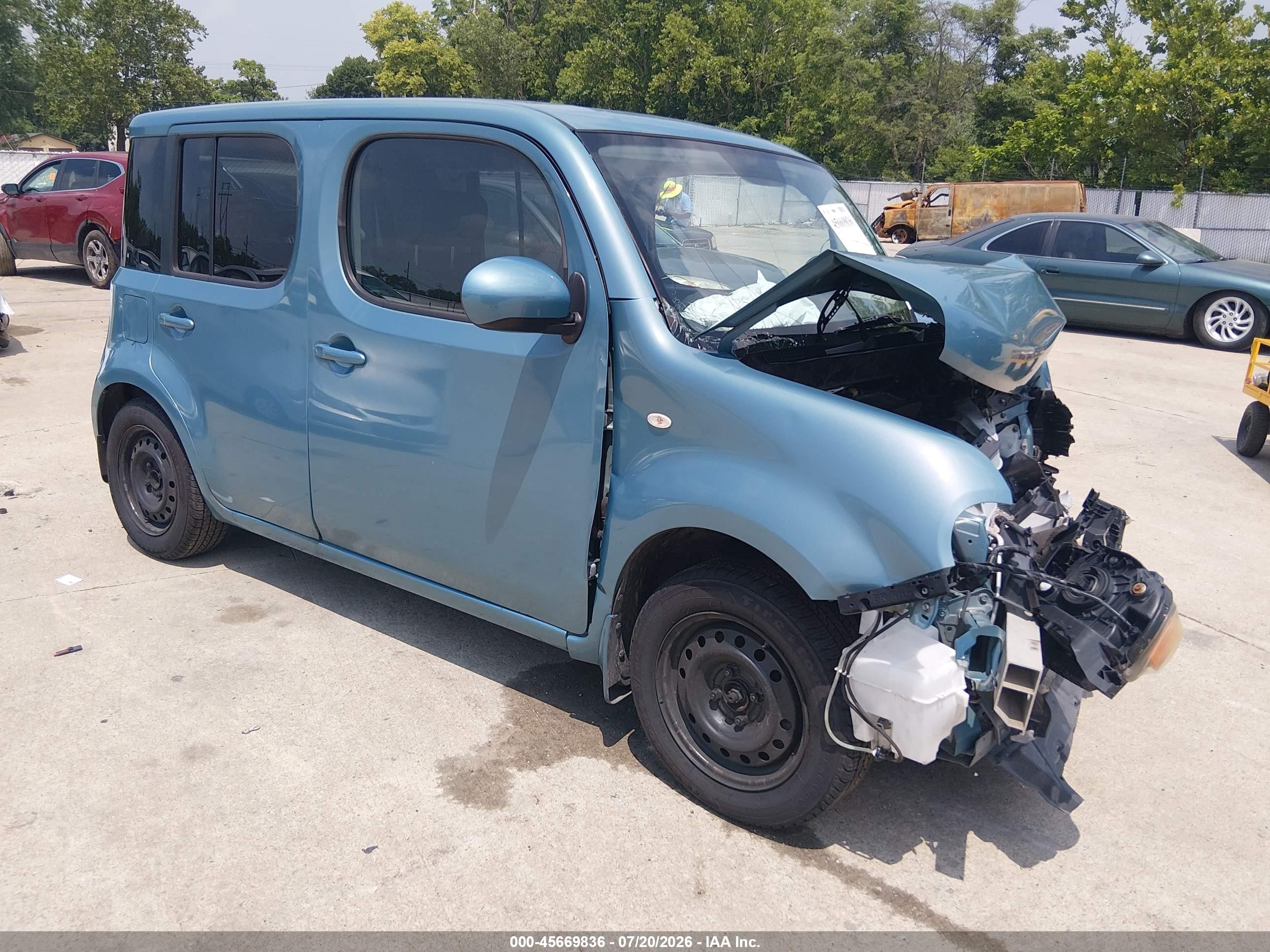 2009 Nissan Cube 1.8s Синий vin: JN8AZ28R49T107884