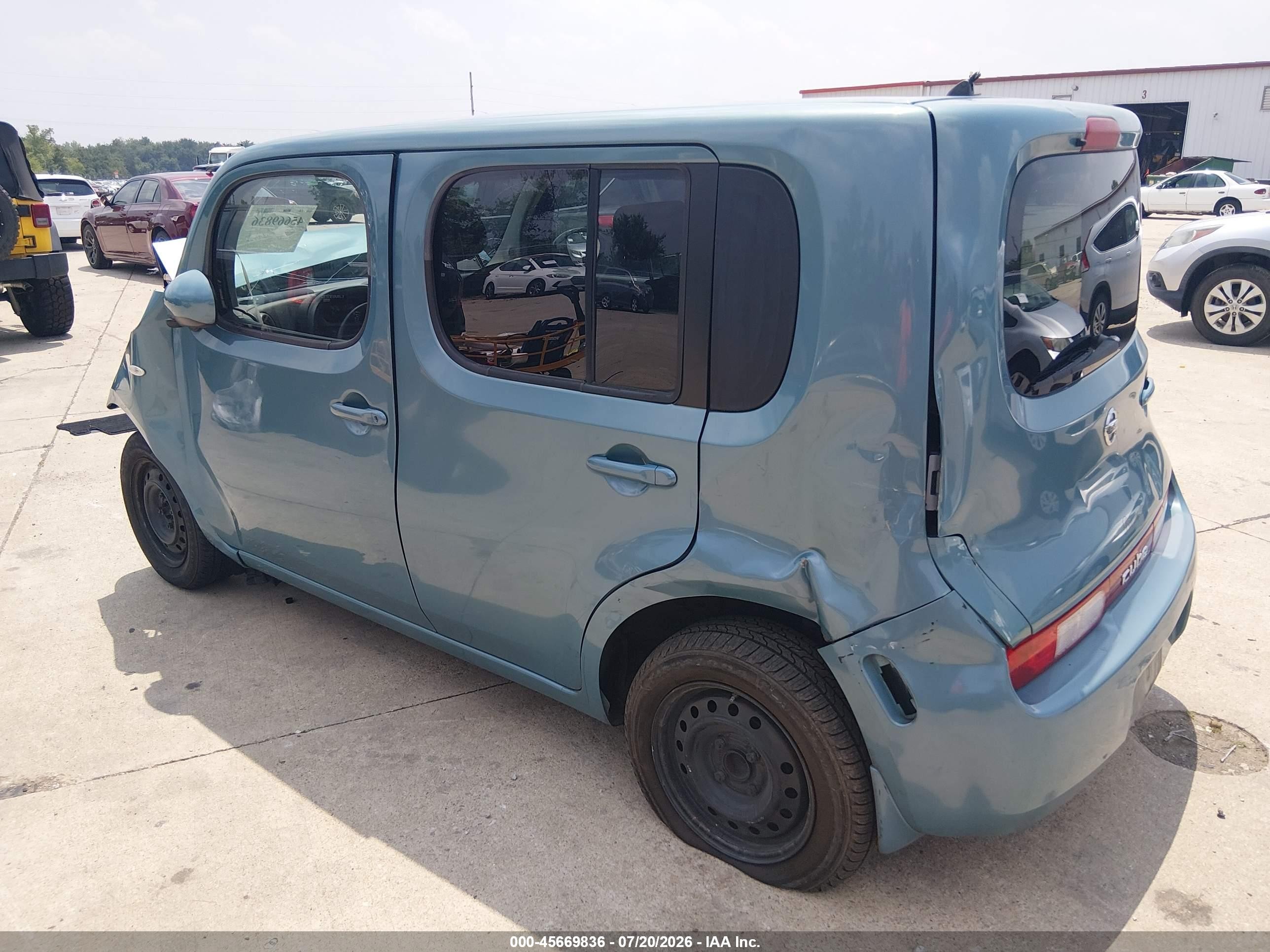 2009 Nissan Cube 1.8s Синий vin: JN8AZ28R49T107884