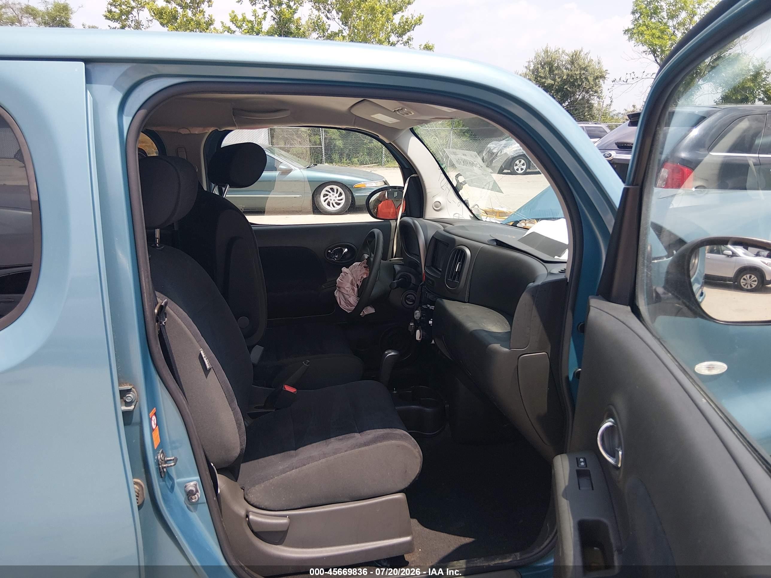 2009 Nissan Cube 1.8s Синий vin: JN8AZ28R49T107884