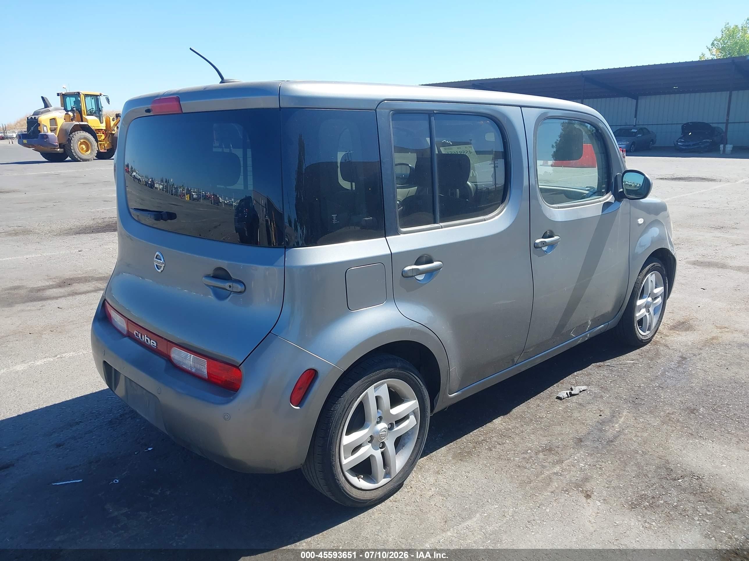 2009 Nissan Cube 1.8sl Gray vin: JN8AZ28R59T102743