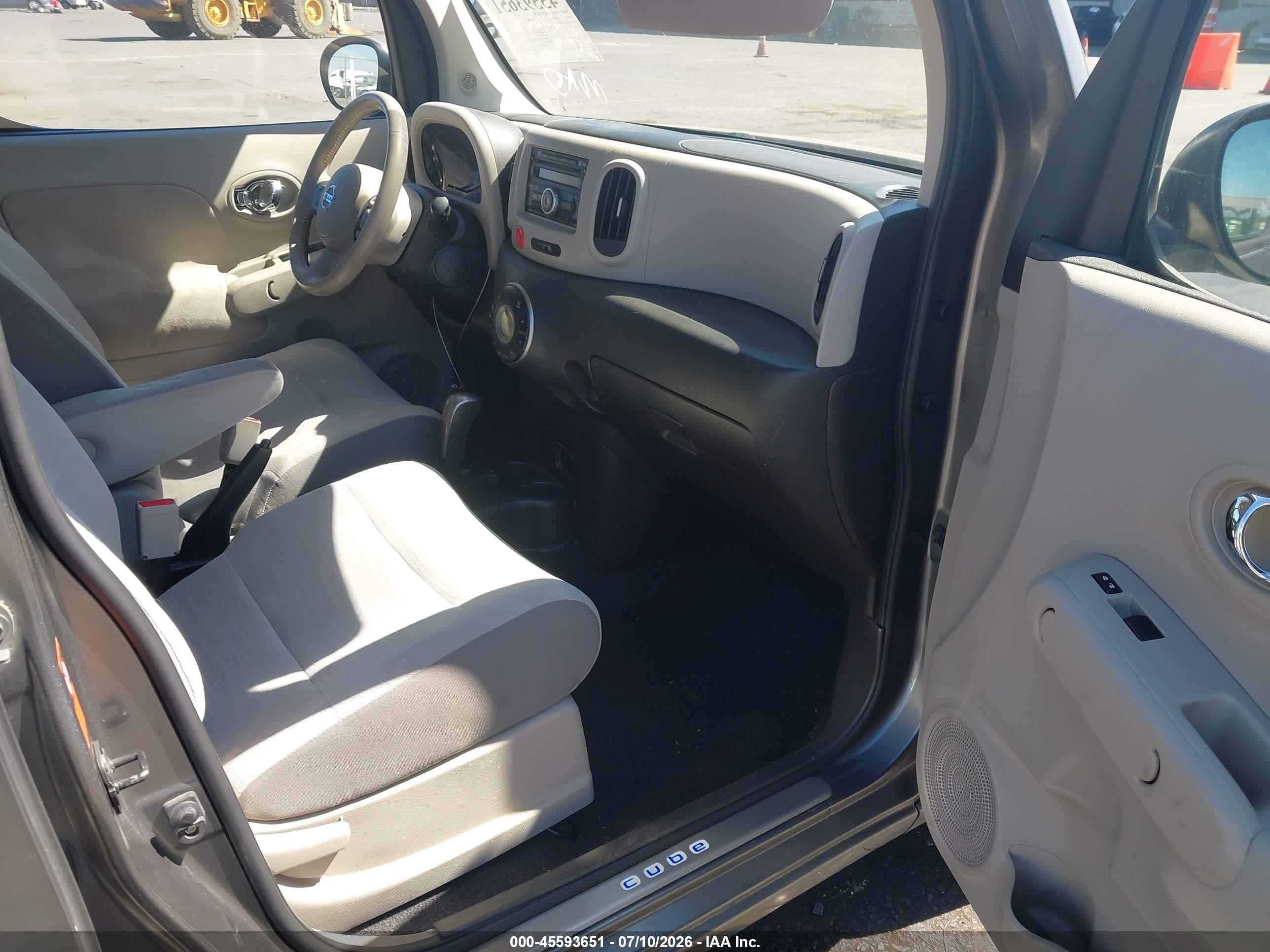 2009 Nissan Cube 1.8sl Gray vin: JN8AZ28R59T102743