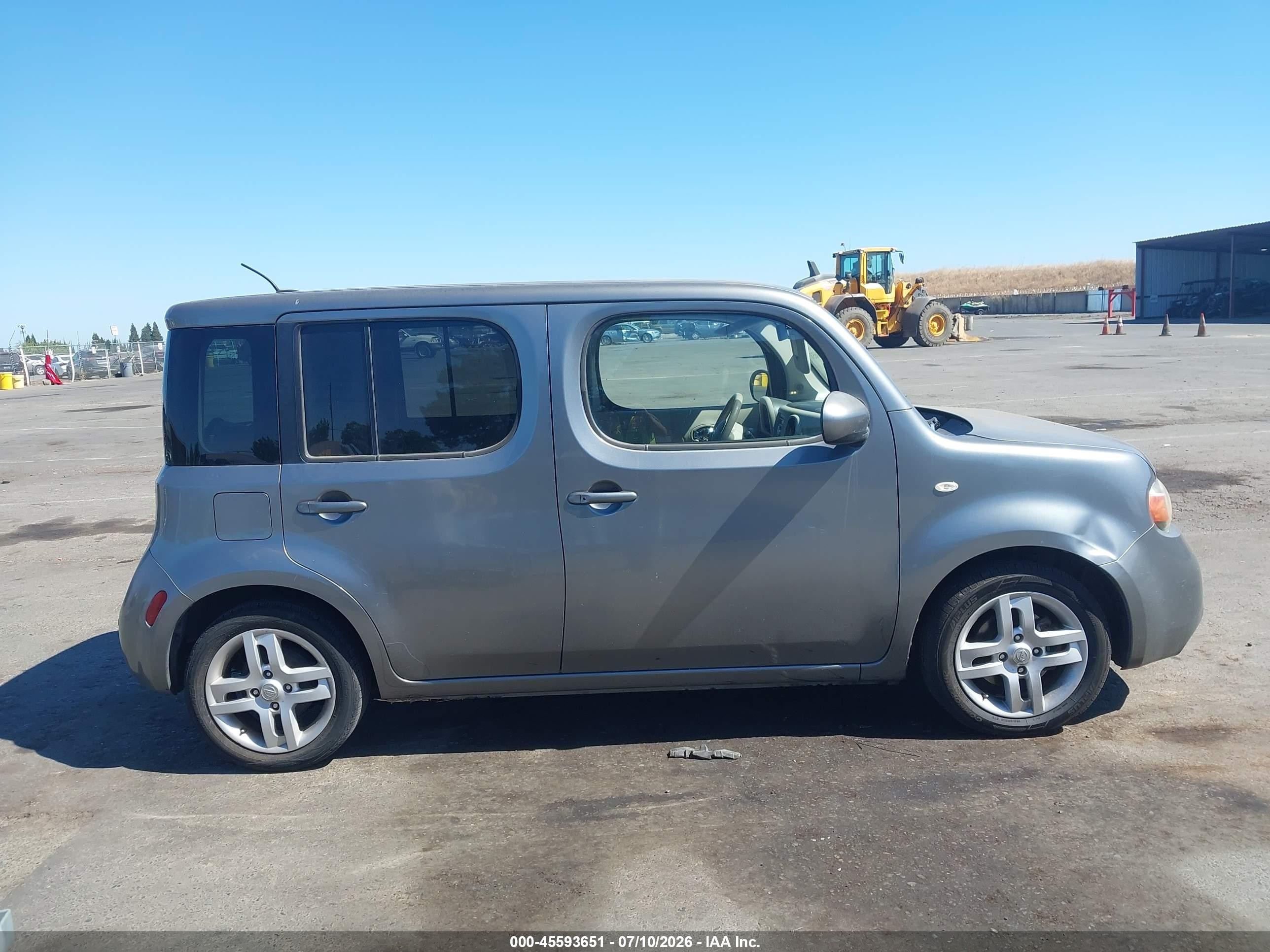 2009 Nissan Cube 1.8sl Gray vin: JN8AZ28R59T102743