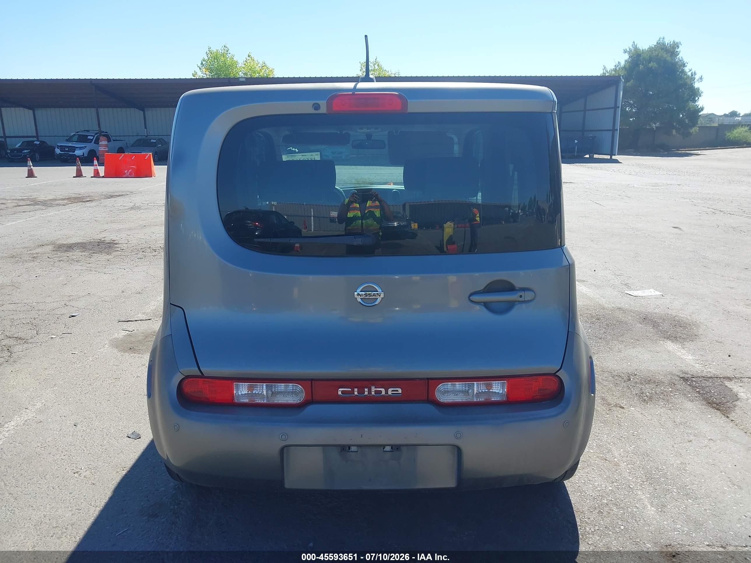 2009 Nissan Cube 1.8sl Gray vin: JN8AZ28R59T102743