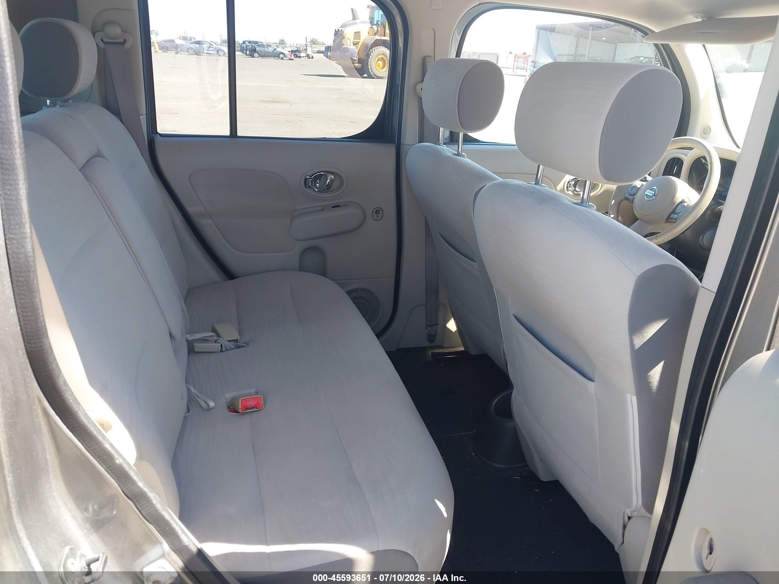 2009 Nissan Cube 1.8sl Gray vin: JN8AZ28R59T102743
