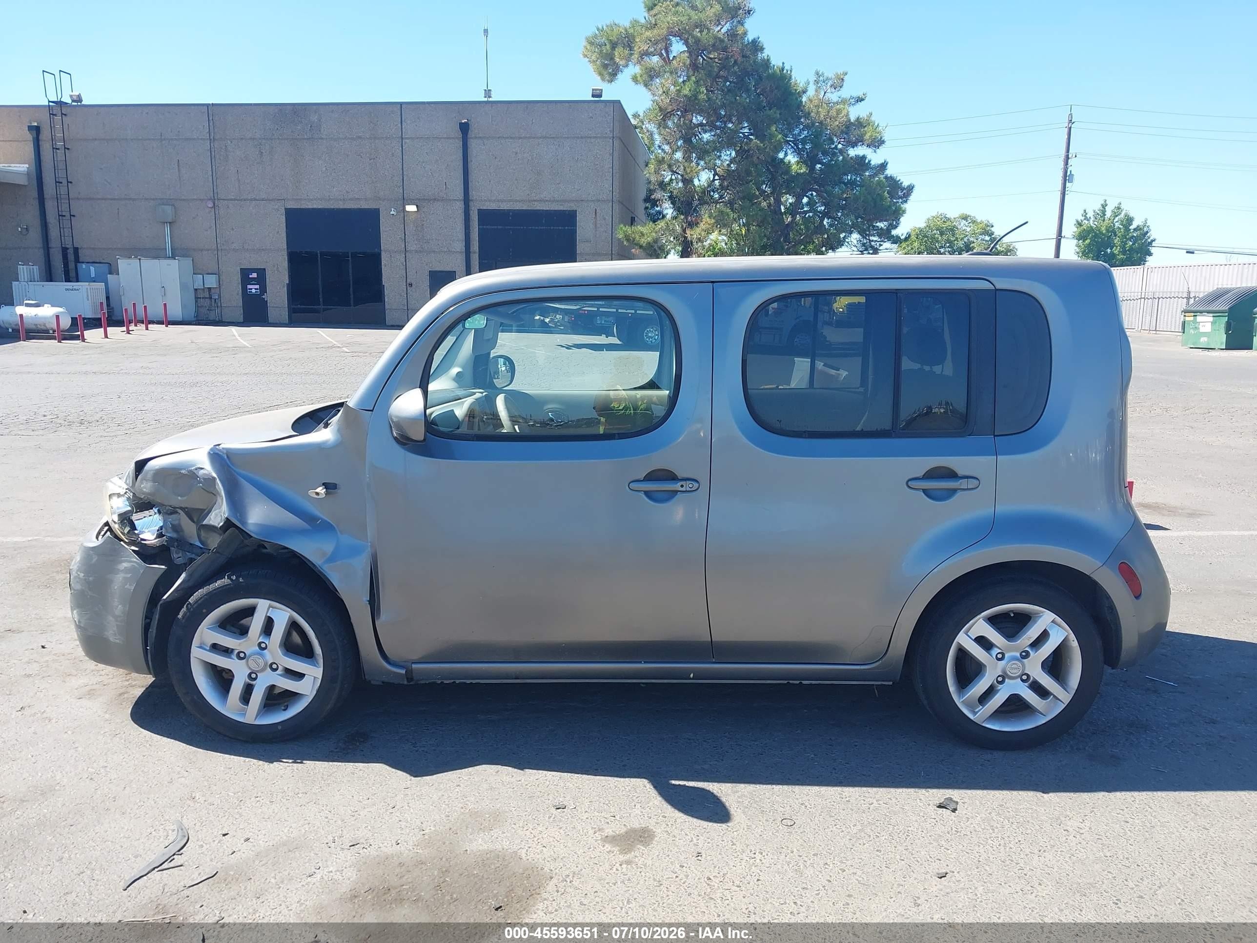 2009 Nissan Cube 1.8sl Gray vin: JN8AZ28R59T102743
