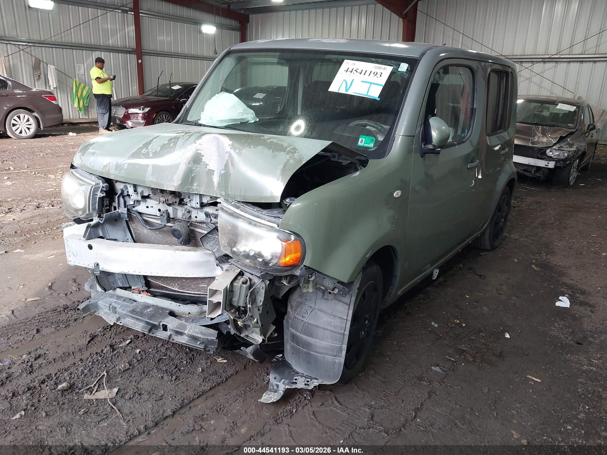 2009 Nissan Cube 1.8s Green vin: JN8AZ28R59T114701