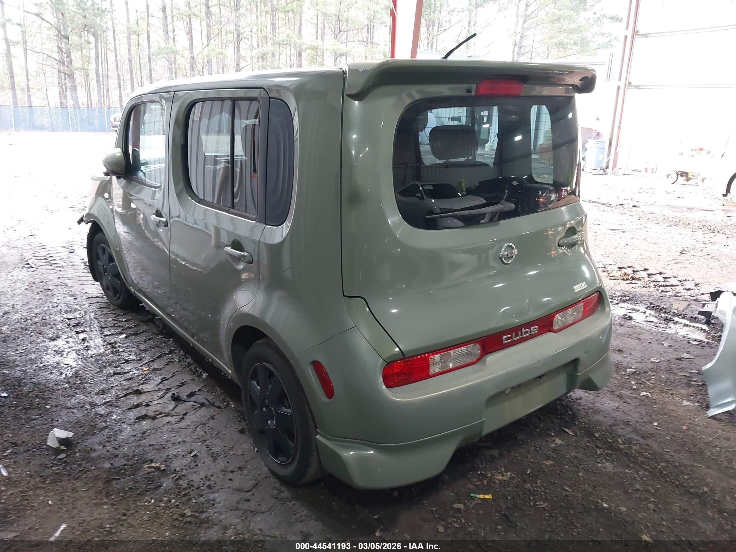 2009 Nissan Cube 1.8s Green vin: JN8AZ28R59T114701