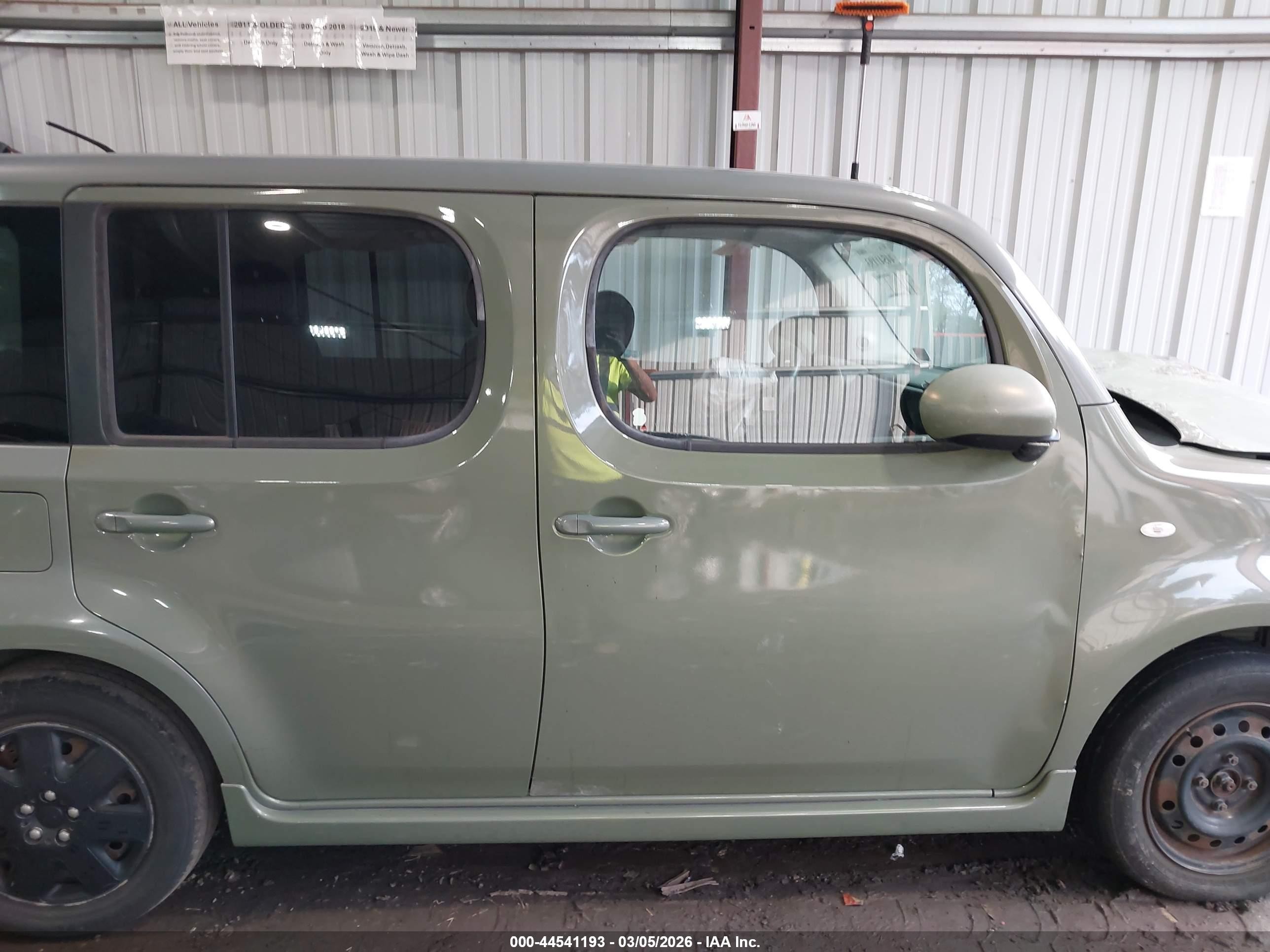 2009 Nissan Cube 1.8s Green vin: JN8AZ28R59T114701