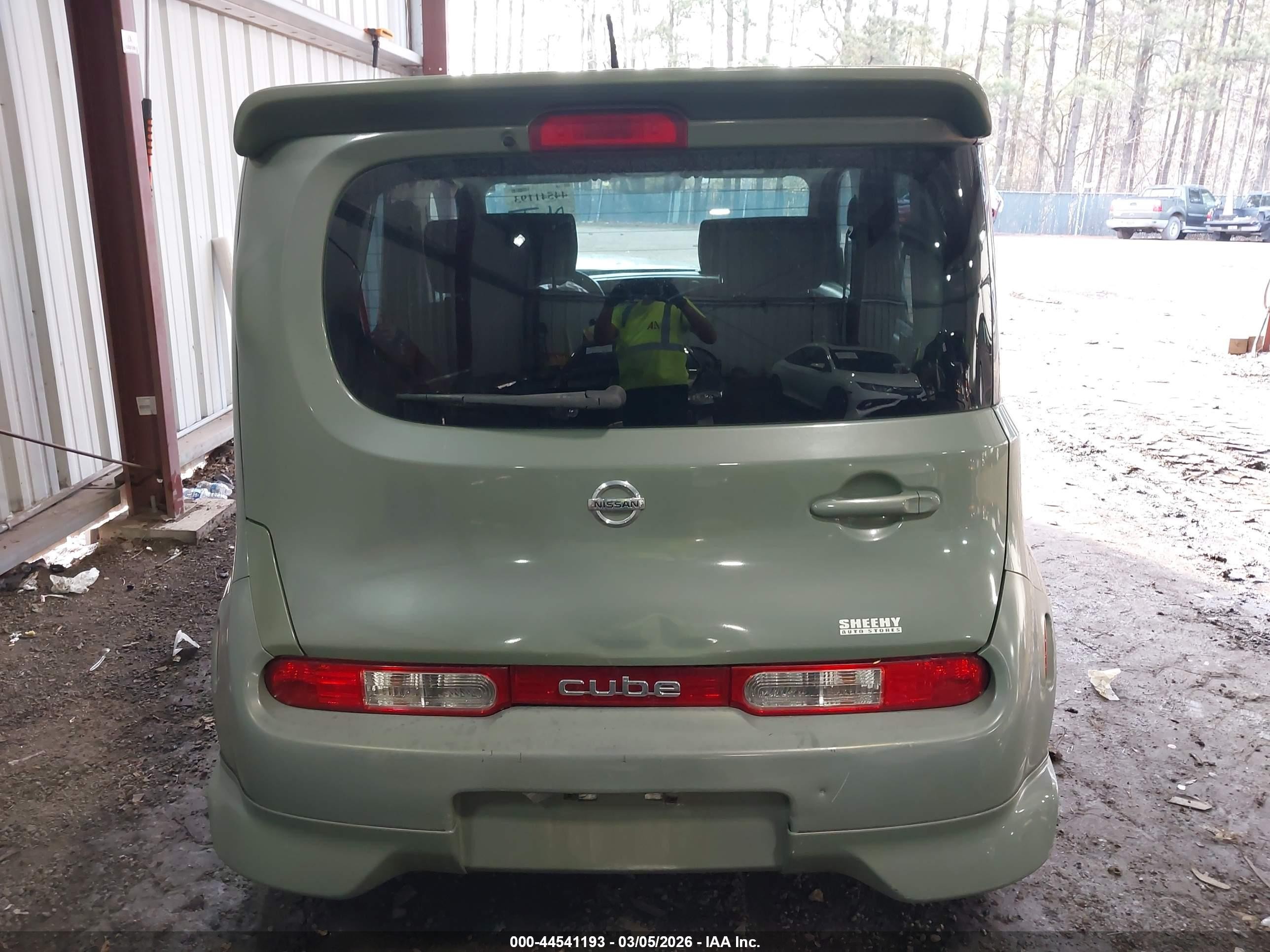 2009 Nissan Cube 1.8s Green vin: JN8AZ28R59T114701